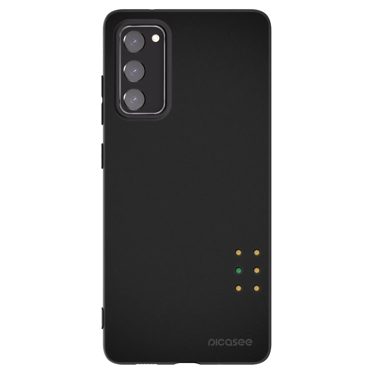 Picasee husă neagră din silicon pentru Samsung Galaxy S20 FE - Pulse