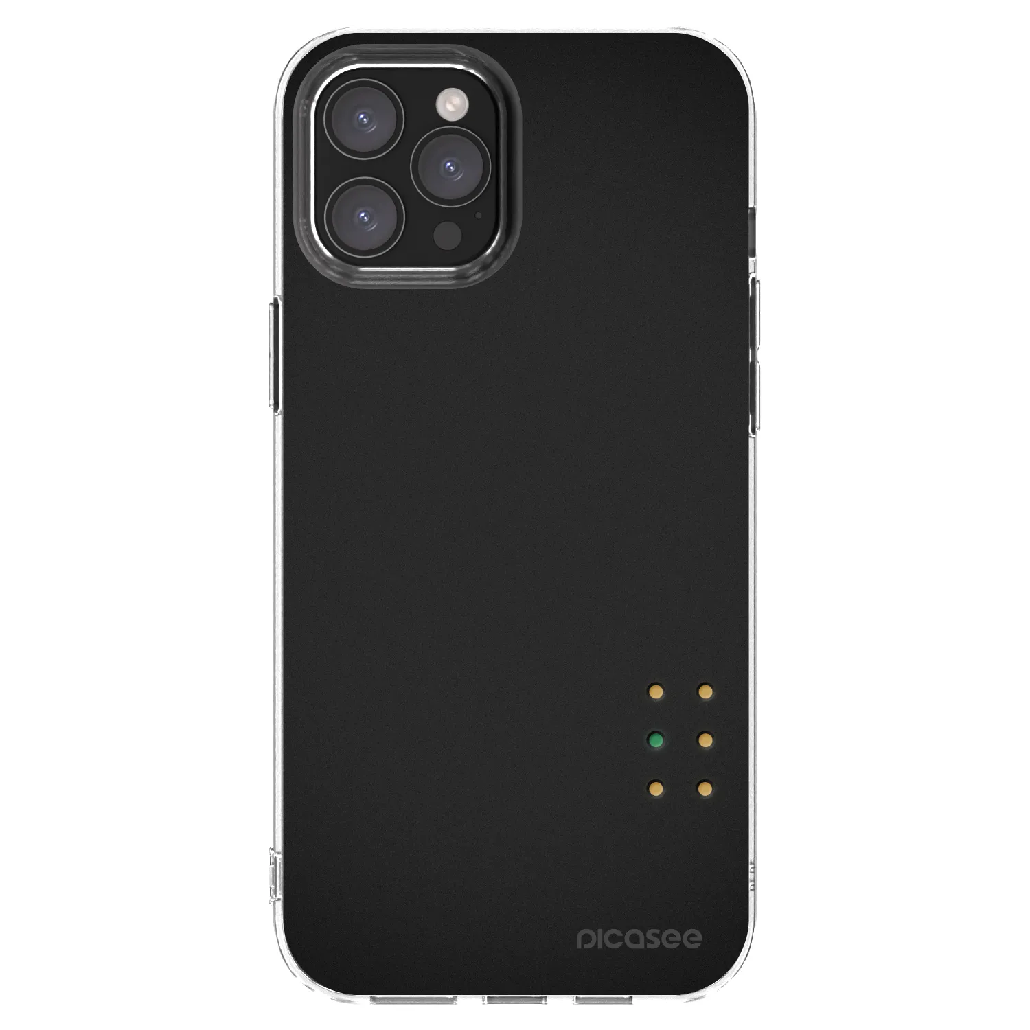 Picasee husă transparentă din silicon pentru Apple iPhone 12 Pro Max - Pulse