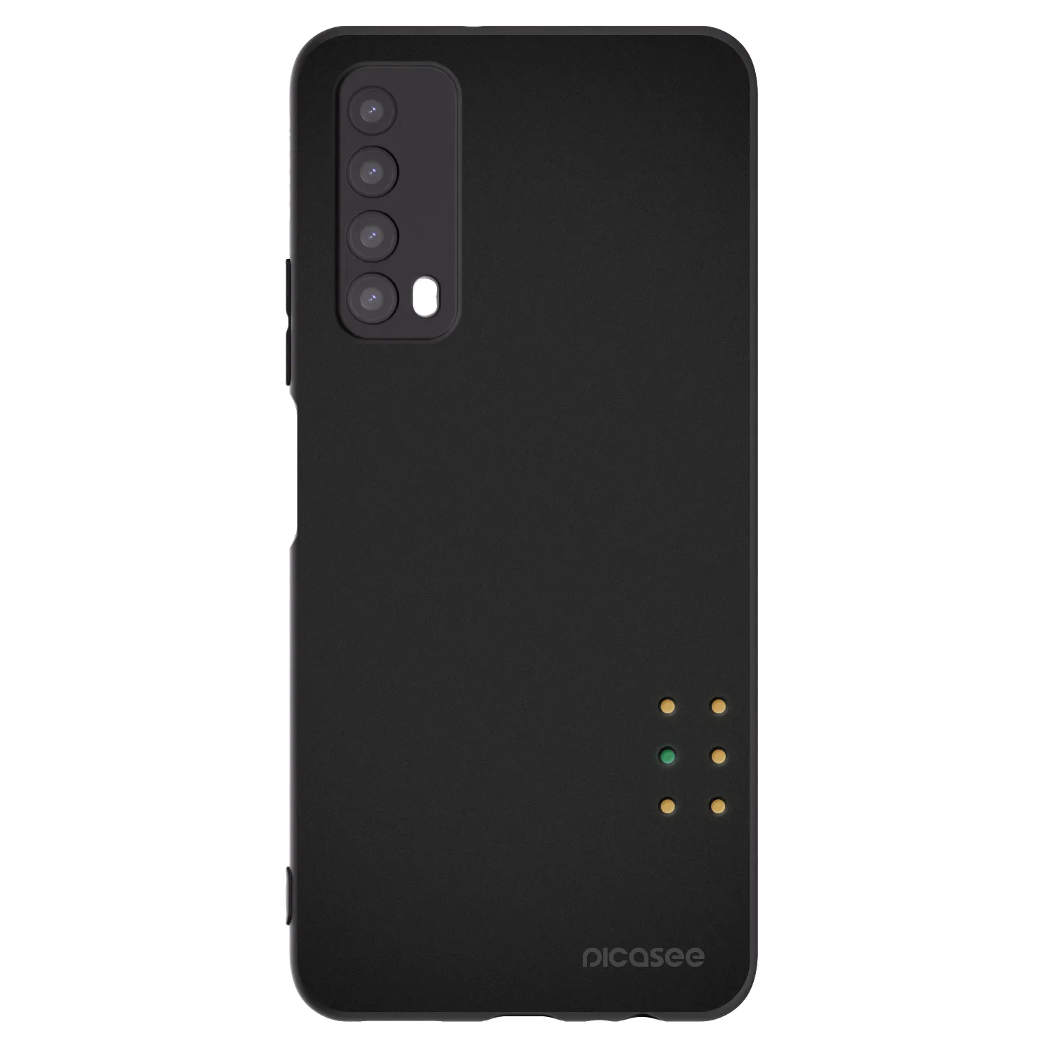 Picasee husă neagră din silicon pentru Huawei P Smart 2021 - Pulse