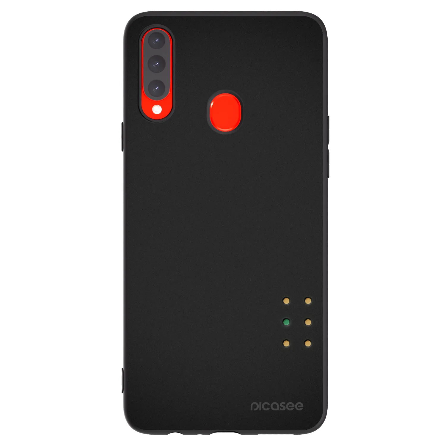 Picasee husă neagră din silicon pentru Samsung Galaxy A20s - Pulse