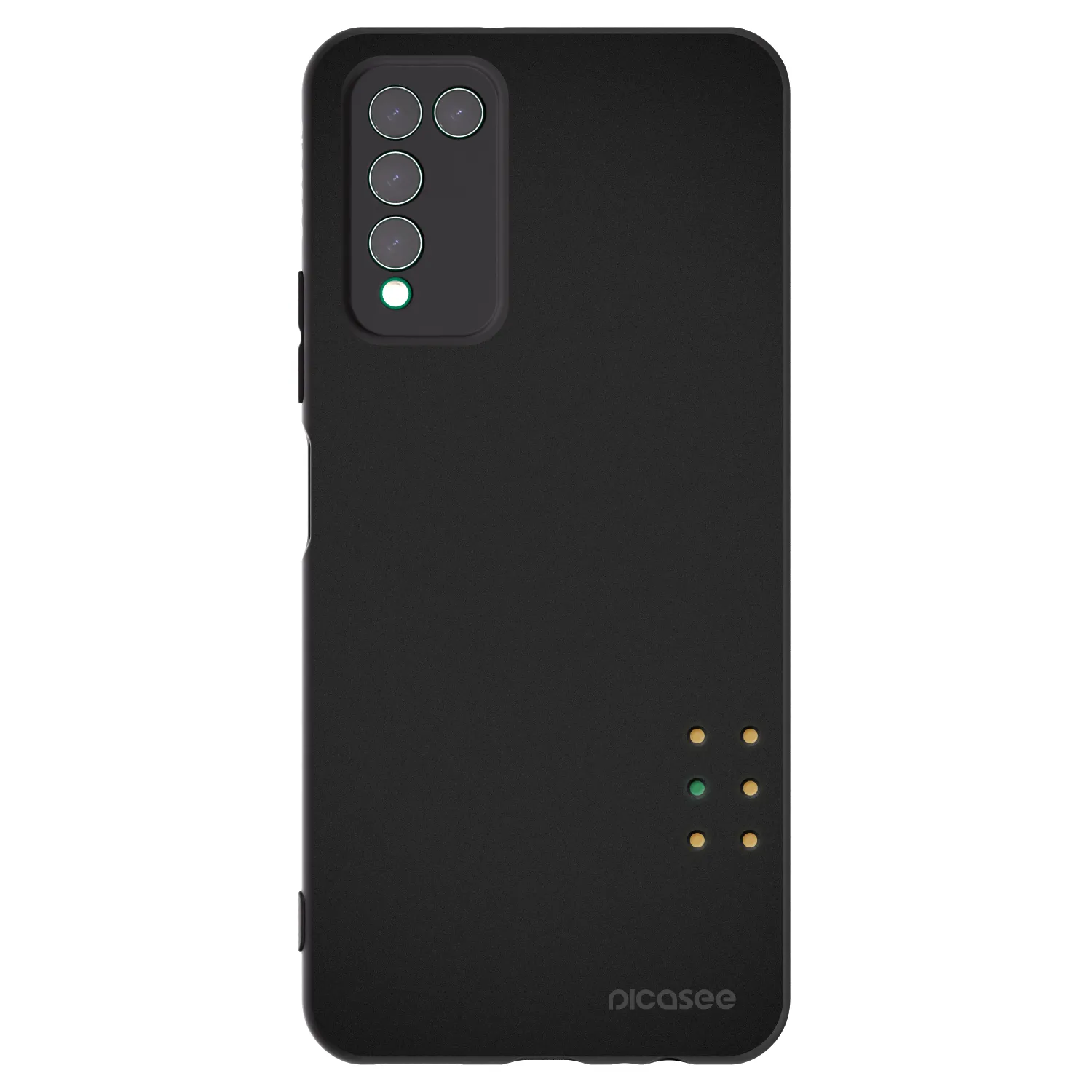 Picasee husă neagră din silicon pentru Honor 10X Lite - Pulse
