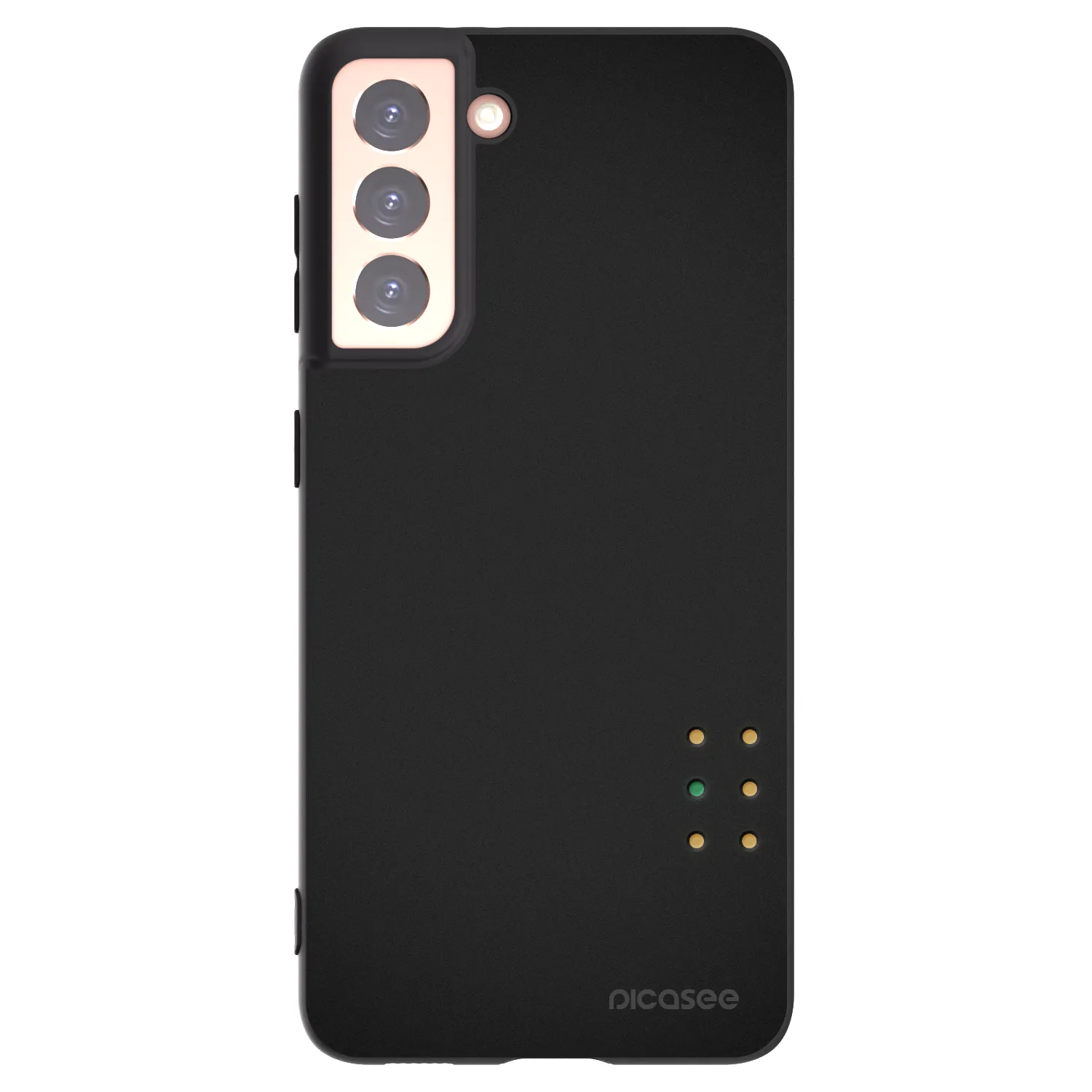 Picasee husă neagră din silicon pentru Samsung Galaxy S21 5G G991B - Pulse