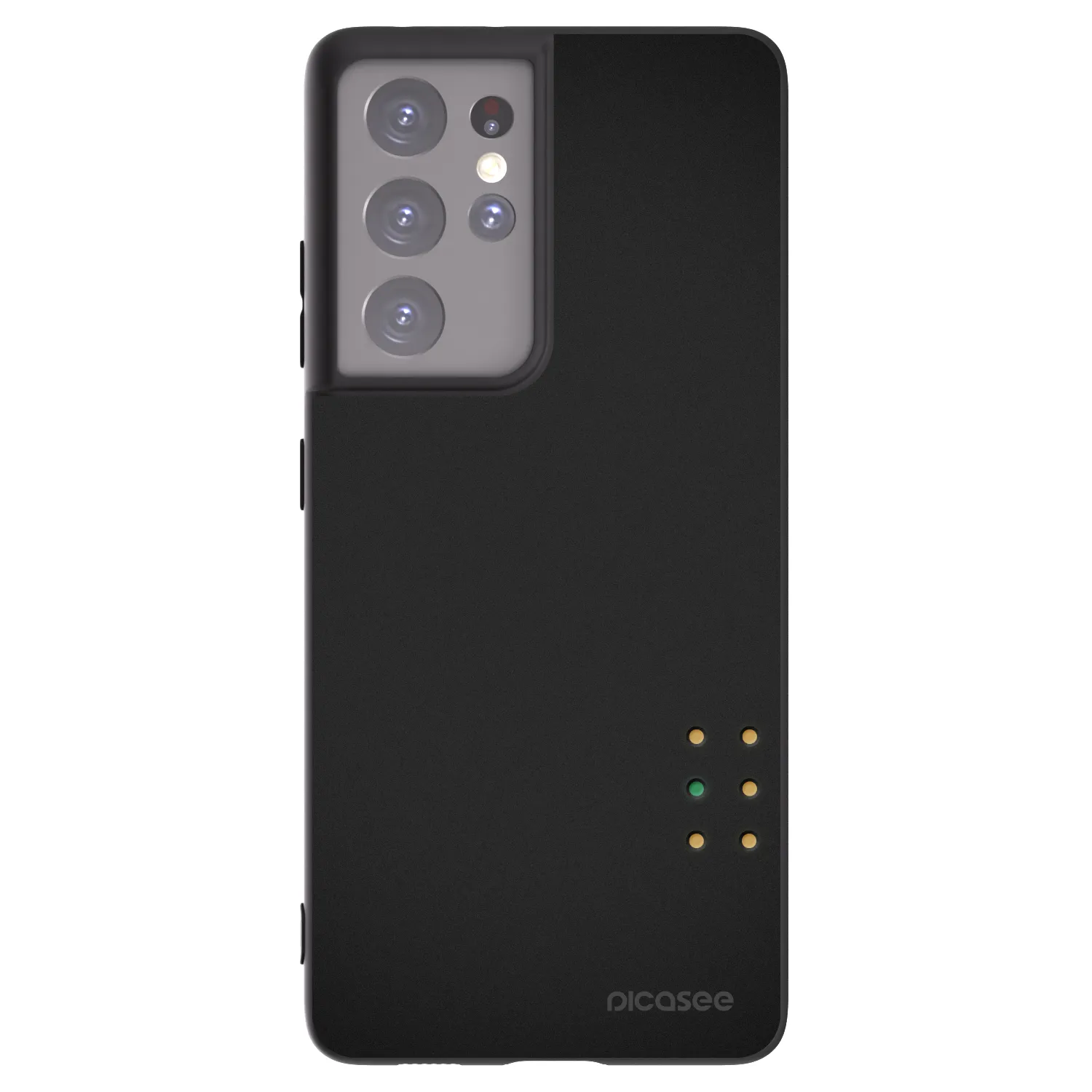 Picasee husă neagră din silicon pentru Samsung Galaxy S21 Ultra 5G G998B - Pulse