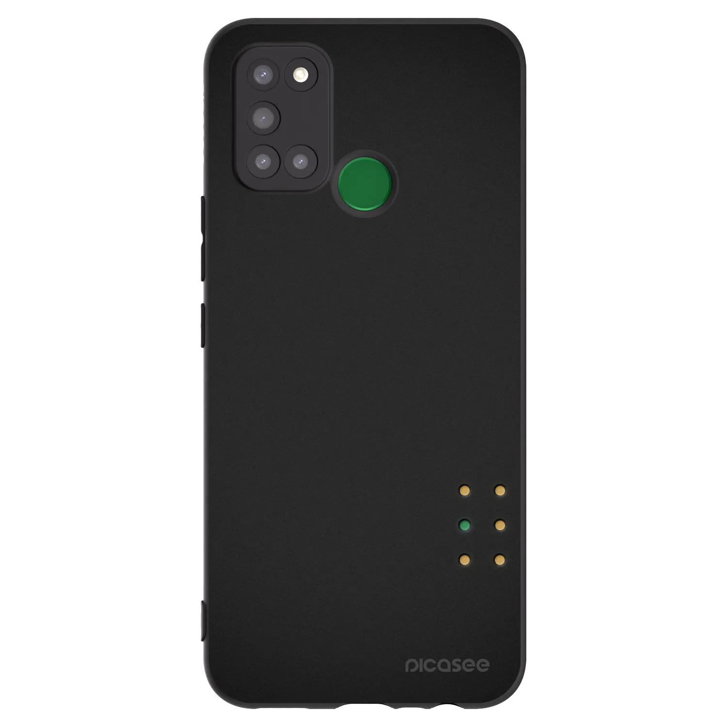 Picasee husă neagră din silicon pentru Realme 7i - Pulse