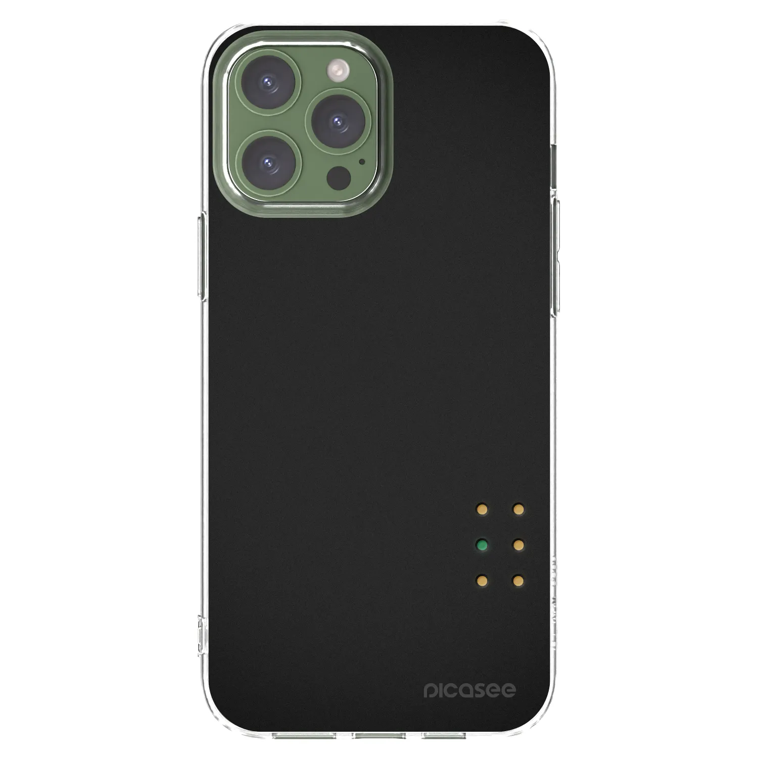 Picasee husă transparentă din silicon pentru Apple iPhone 13 Pro Max - Pulse