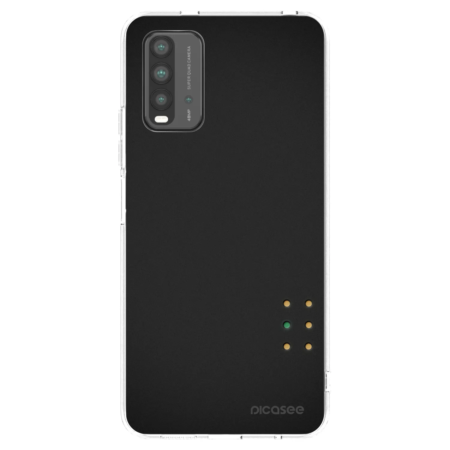 Picasee husă neagră din silicon pentru Xiaomi Redmi 9T - Pulse