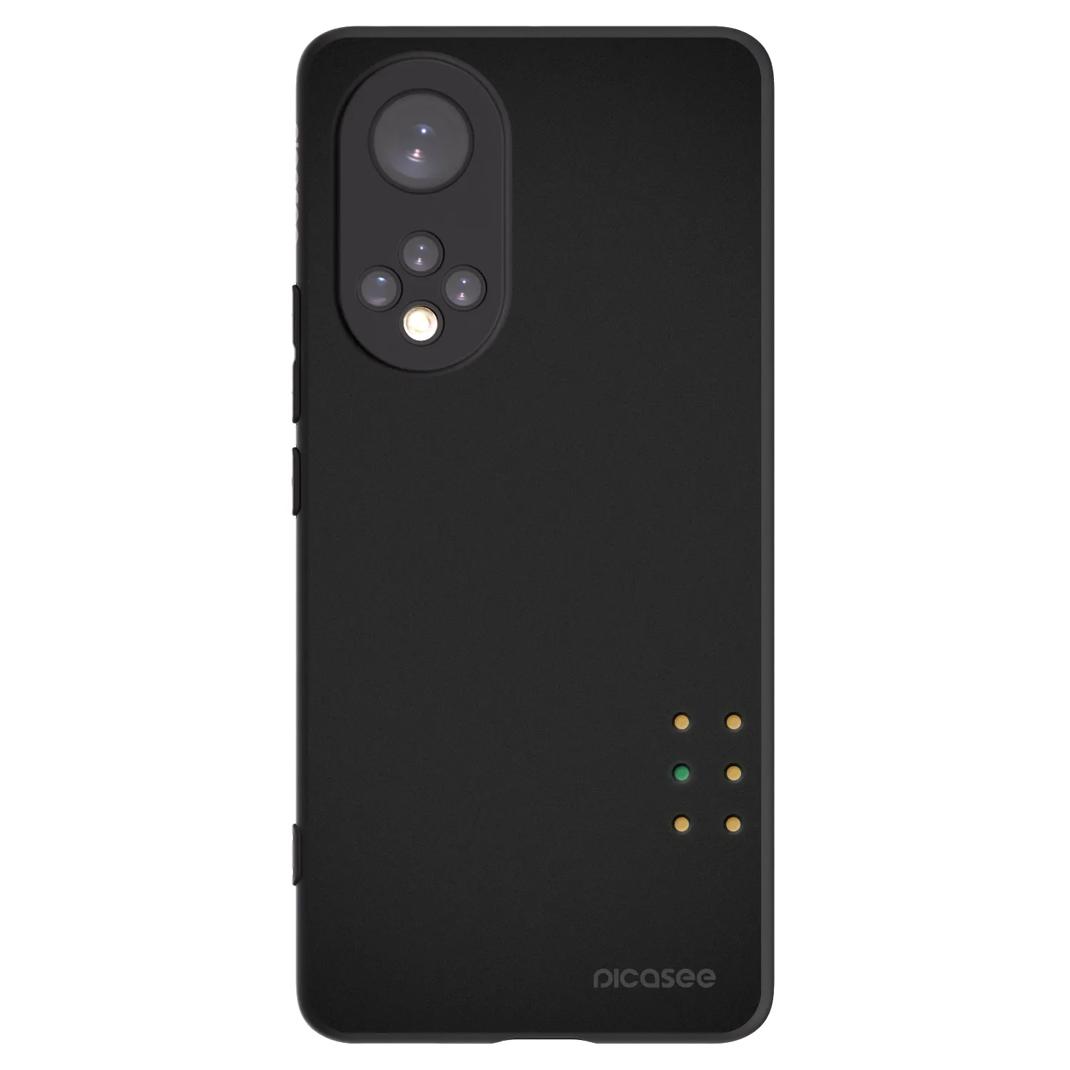 Picasee husă neagră din silicon pentru Honor 50 5G - Pulse