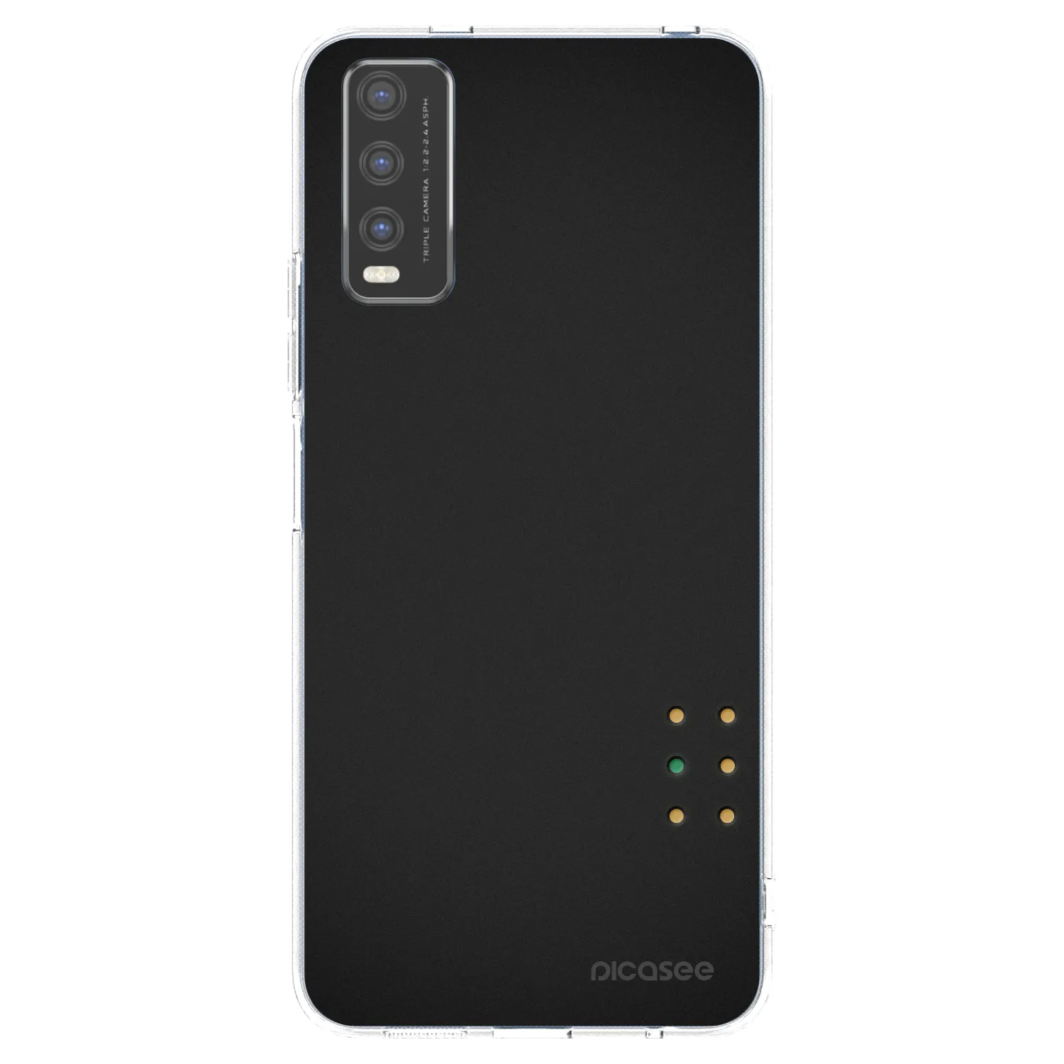Picasee husă transparentă din silicon pentru Vivo Y20s - Pulse
