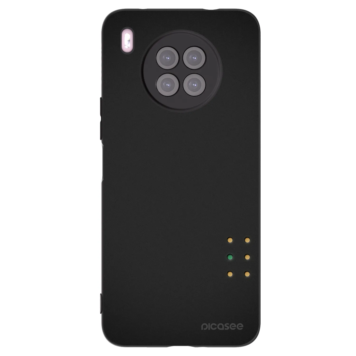 Picasee husă neagră din silicon pentru Huawei Nova 8i - Pulse