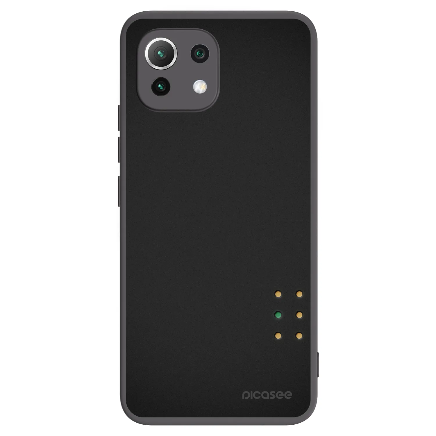 Picasee husă neagră din silicon pentru Xiaomi 11 Lite 5G NE - Pulse