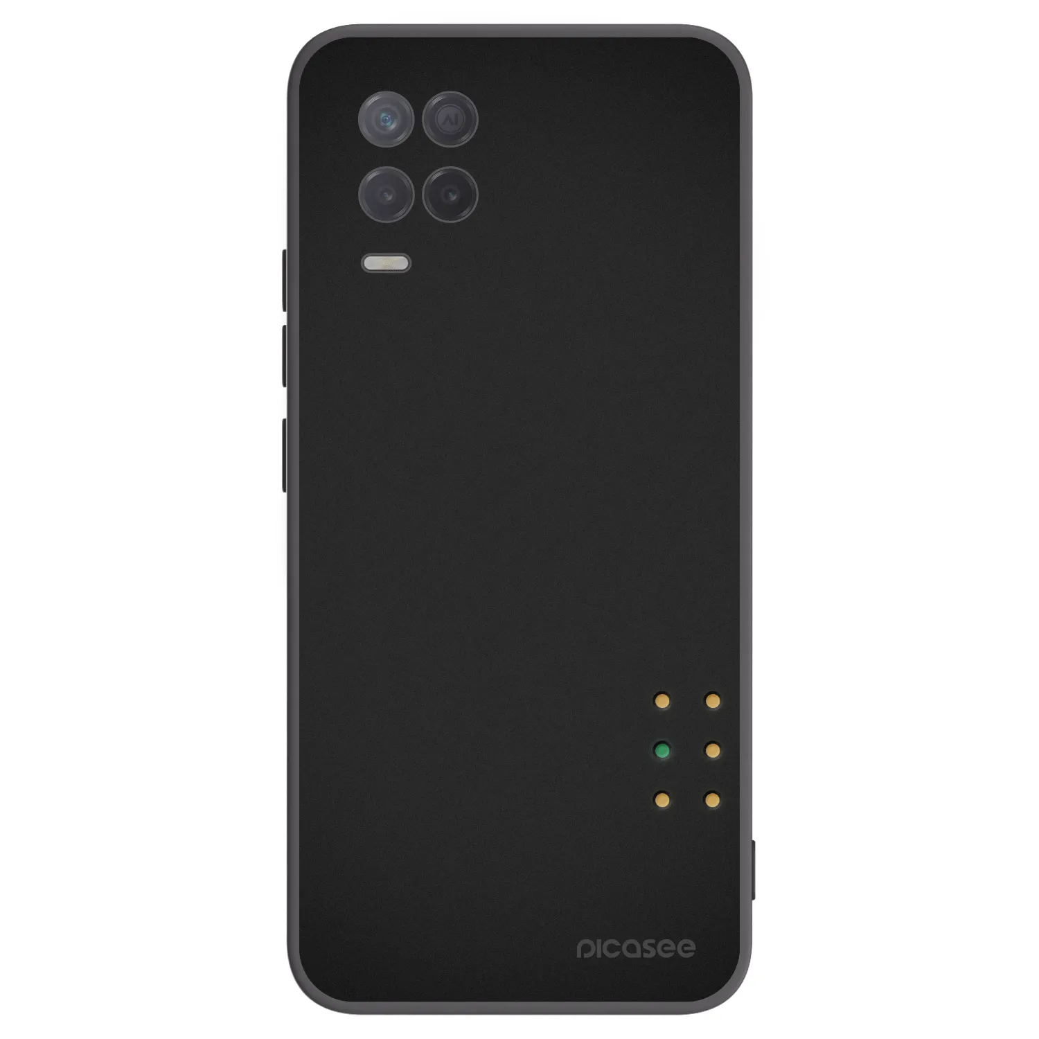 Picasee husă neagră din silicon pentru Realme 8 5G - Pulse