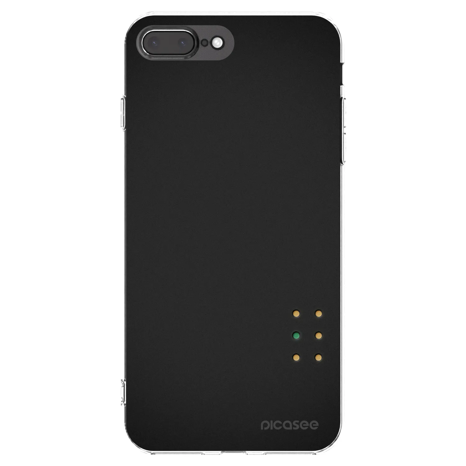 Picasee husă transparentă din silicon pentru Apple iPhone 7 Plus - Pulse