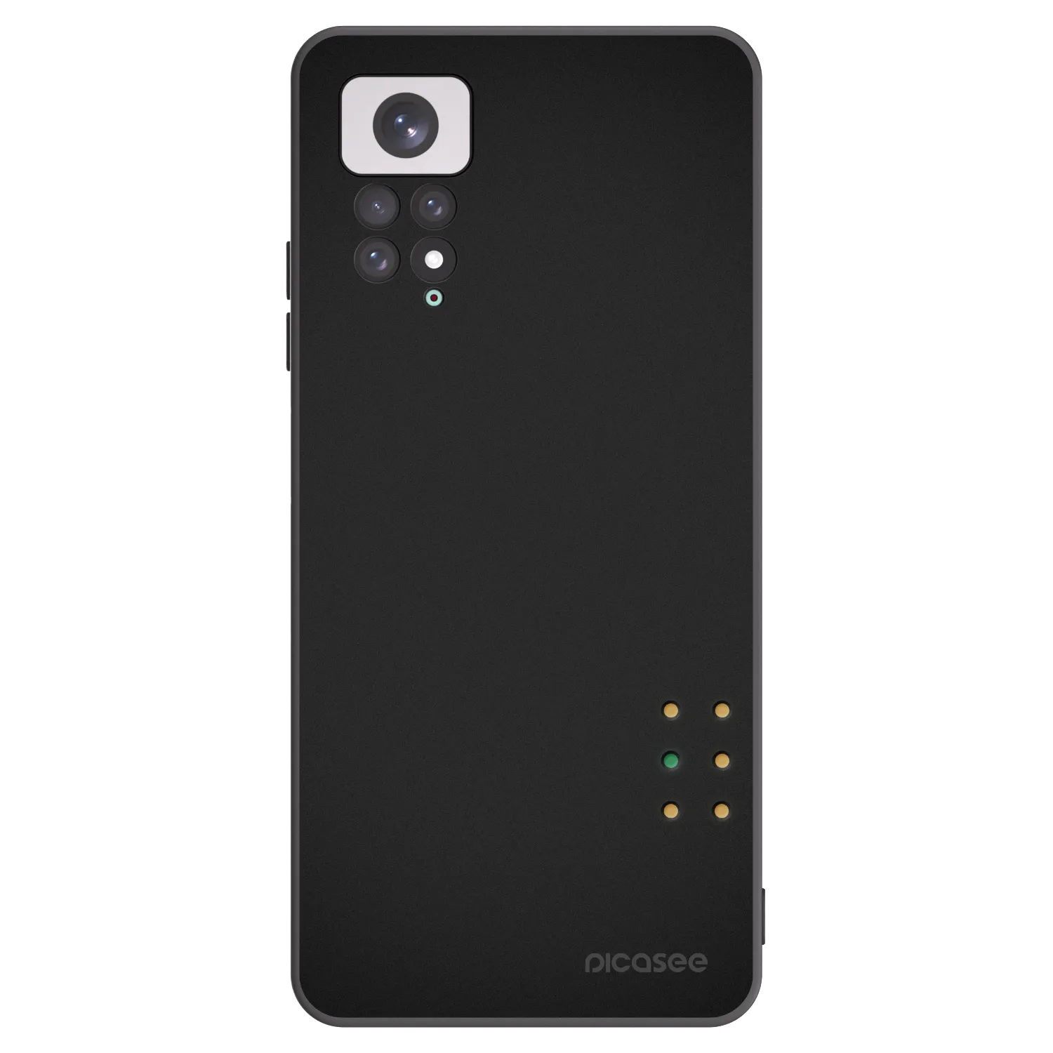 Picasee husă neagră din silicon pentru Xiaomi Redmi Note 11 - Pulse