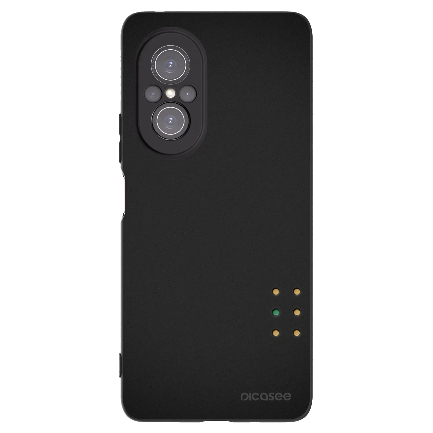 Picasee husă neagră din silicon pentru Huawei Nova 9 SE - Pulse