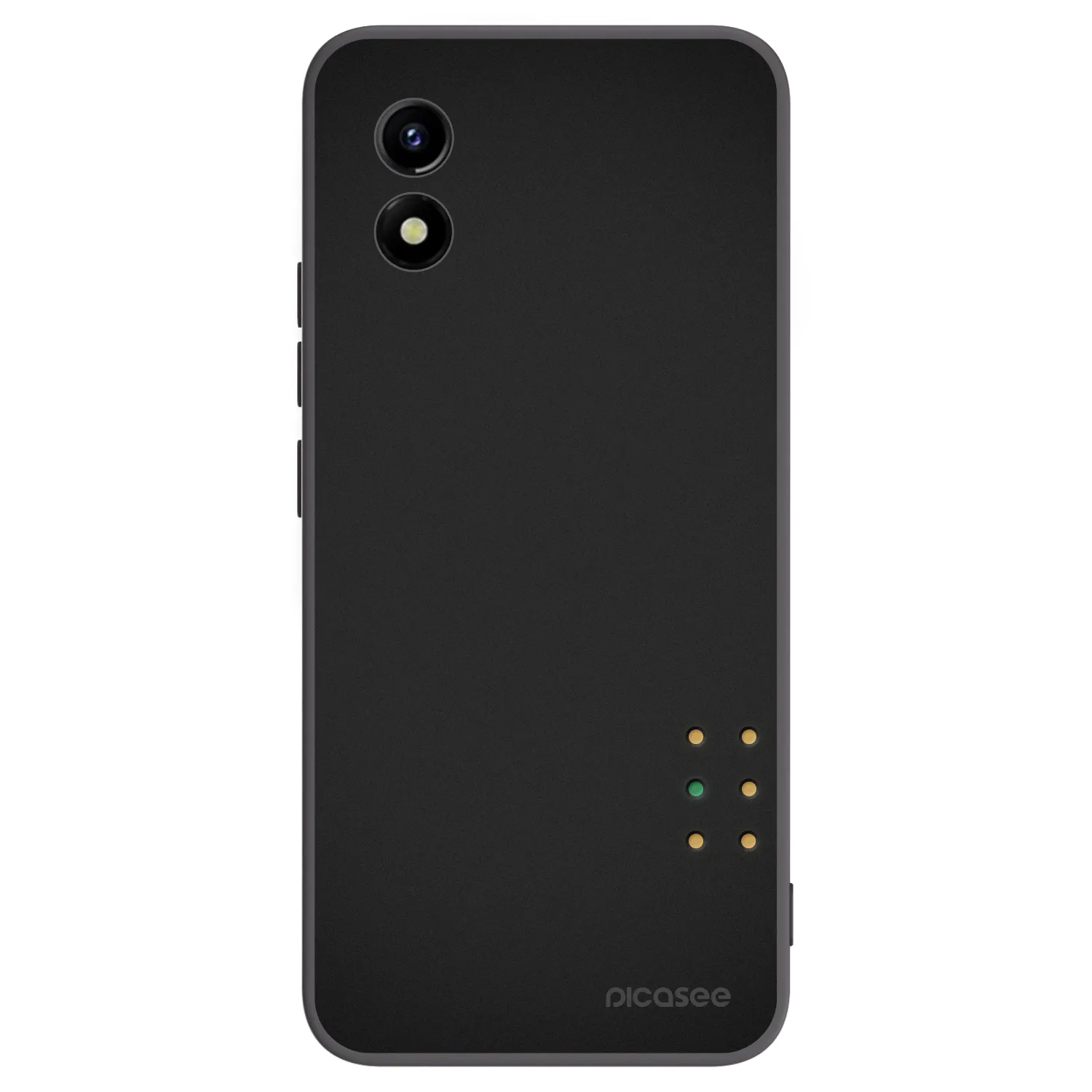 Picasee husă neagră din silicon pentru Vivo Y01 - Pulse