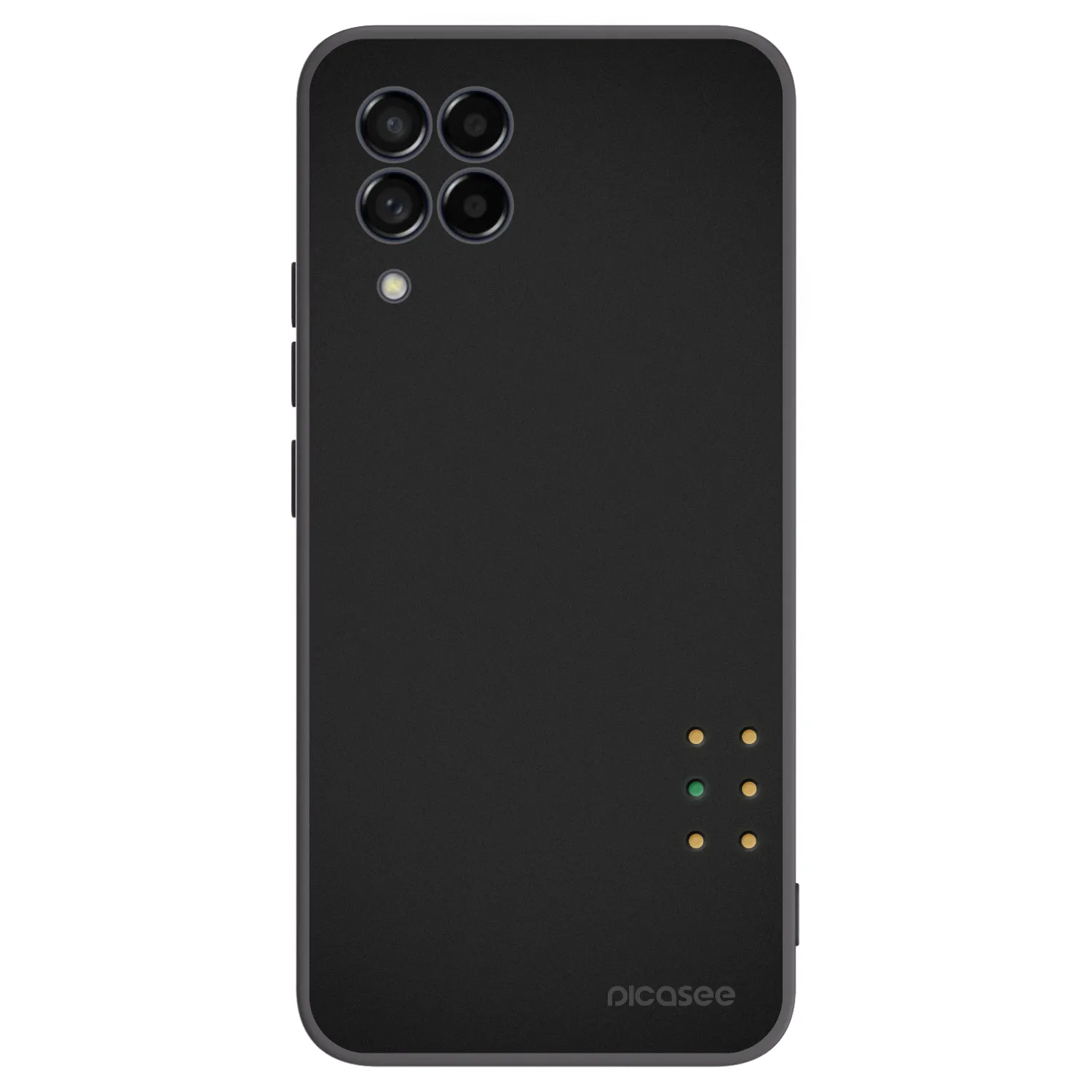 Picasee husă neagră din silicon pentru Samsung Galaxy M53 5G - Pulse