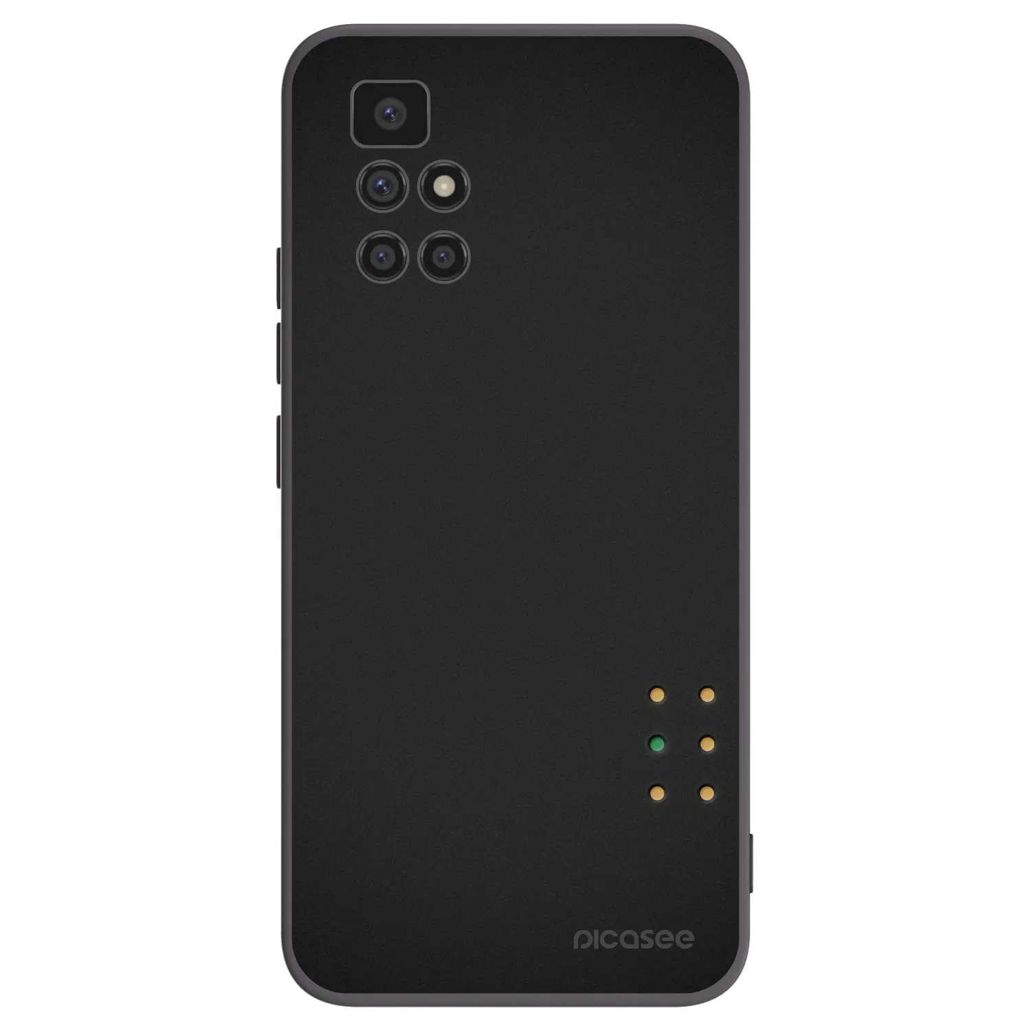 Picasee husă neagră din silicon pentru Xiaomi Redmi 10 (2022) - Pulse