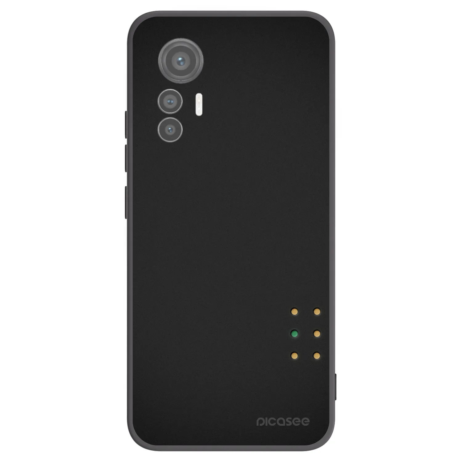 Picasee husă neagră din silicon pentru Xiaomi 12 Lite - Pulse