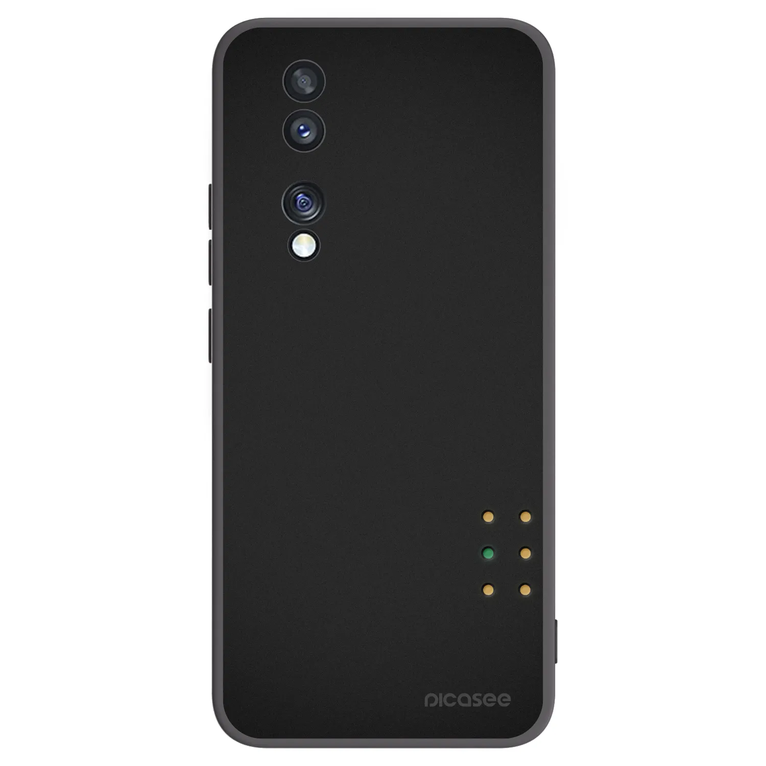 Picasee husă neagră din silicon pentru Honor 70 - Pulse