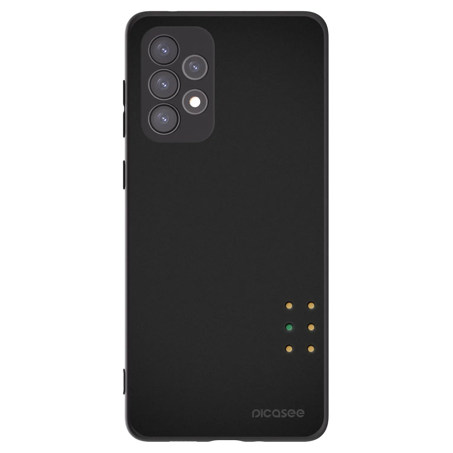 Picasee husă neagră din silicon pentru Samsung Galaxy A73 5G - Pulse