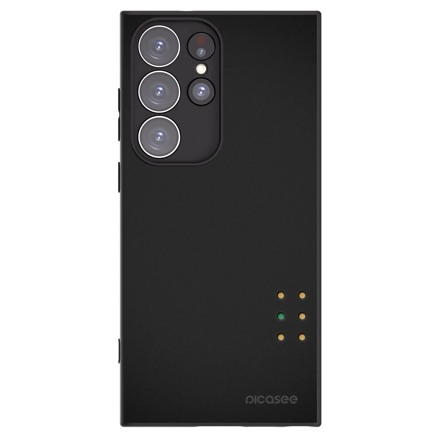 Picasee husă neagră din silicon pentru Samsung Galaxy S23 Ultra 5G - Pulse
