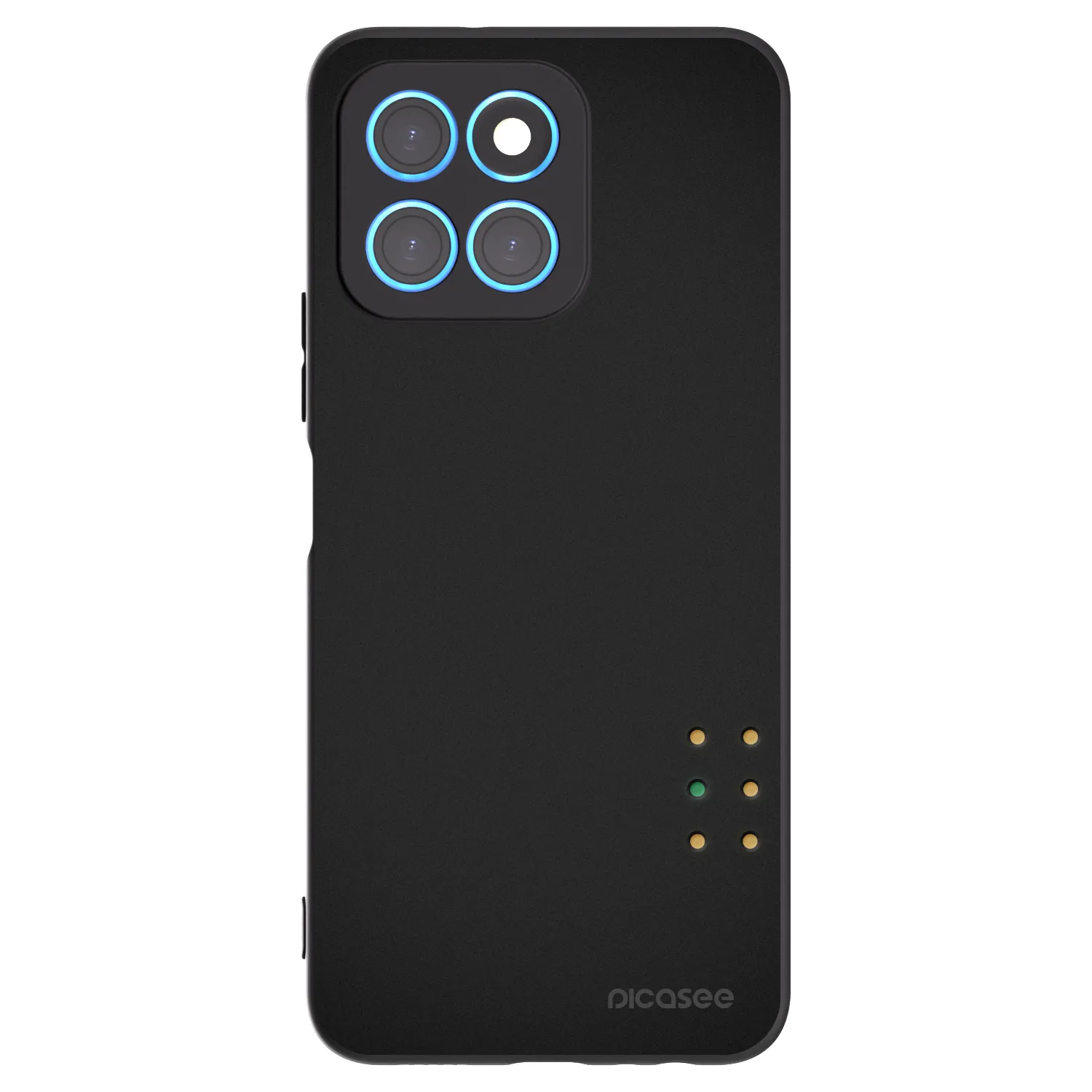 Picasee husă neagră din silicon pentru Honor X8 5G - Pulse