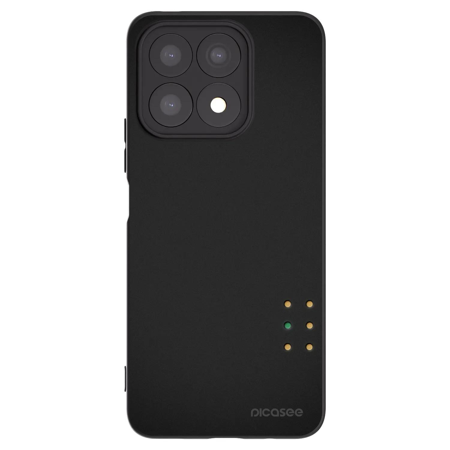Picasee husă neagră din silicon pentru Honor X8a - Pulse