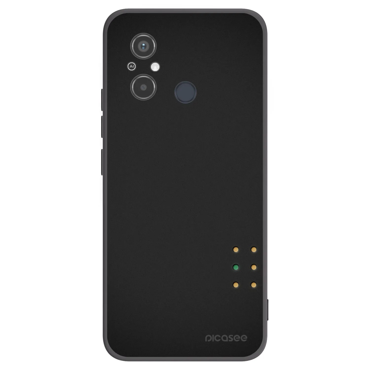 Picasee husă neagră din silicon pentru Xiaomi Redmi 12C - Pulse