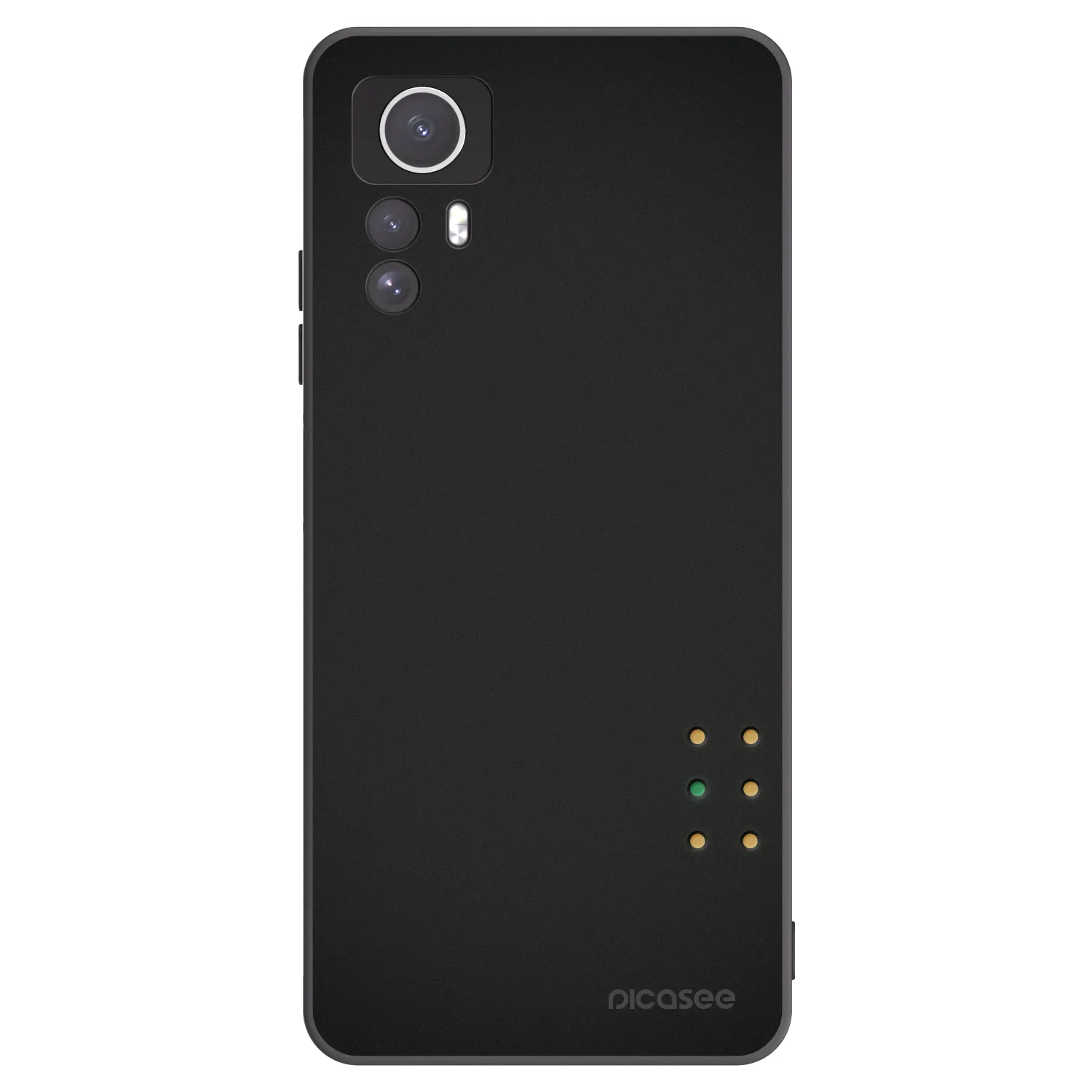 Picasee husă neagră din silicon pentru Xiaomi Redmi Note 12S - Pulse
