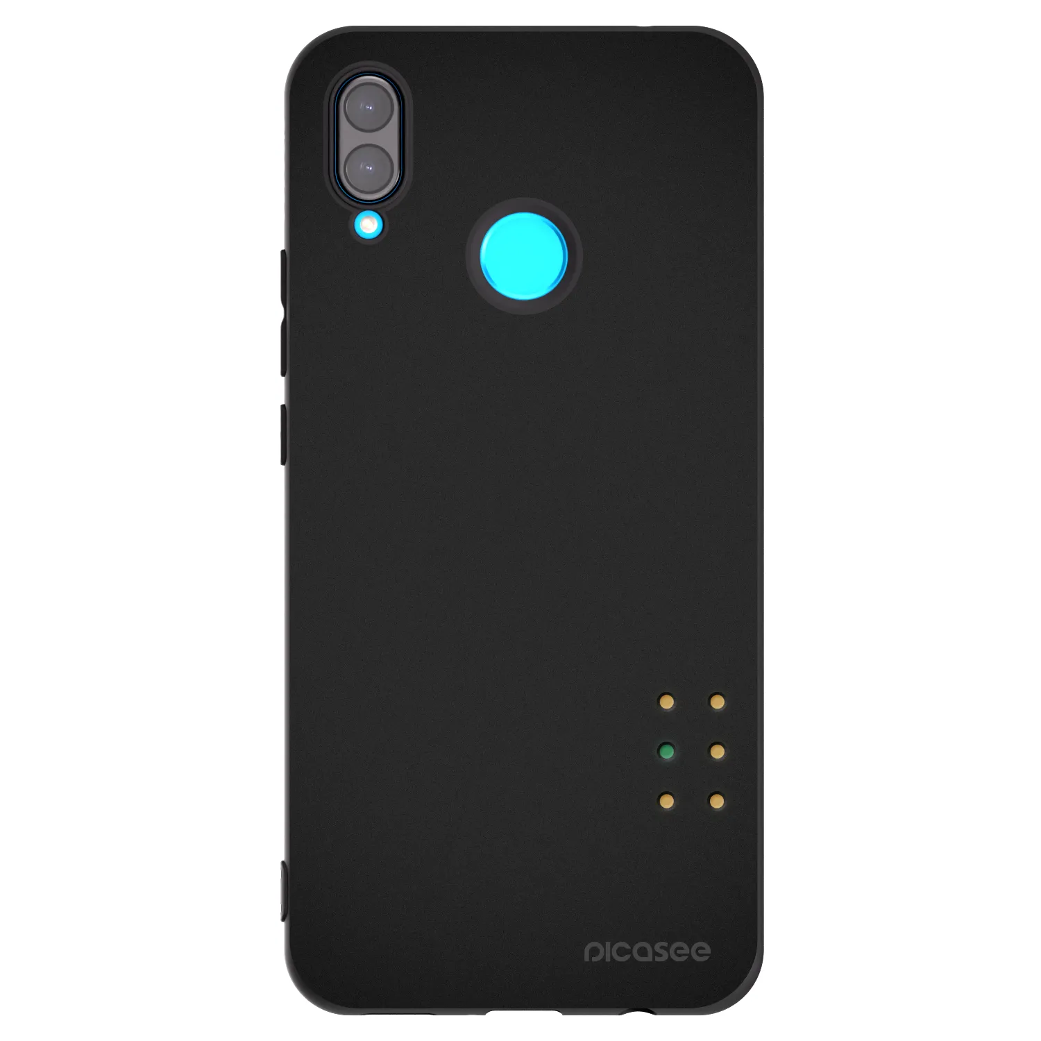 Picasee husă neagră din silicon pentru Huawei Nova 3i - Pulse