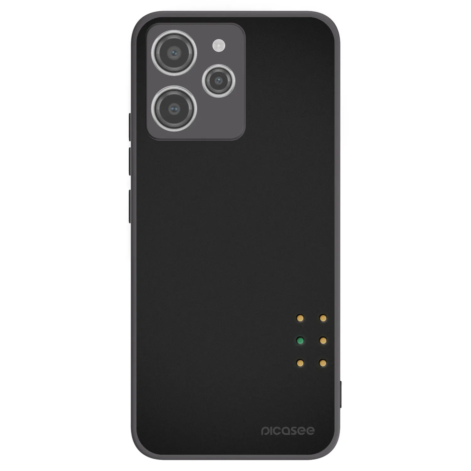 Picasee husă neagră din silicon pentru Xiaomi Redmi 12 4G - Pulse