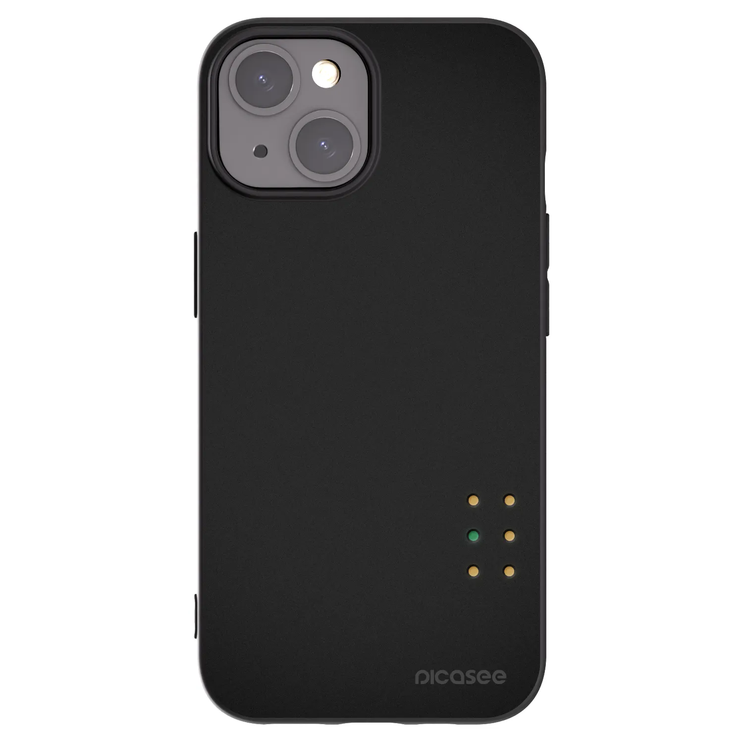 Picasee husă neagră din silicon pentru Apple iPhone 15 - Pulse