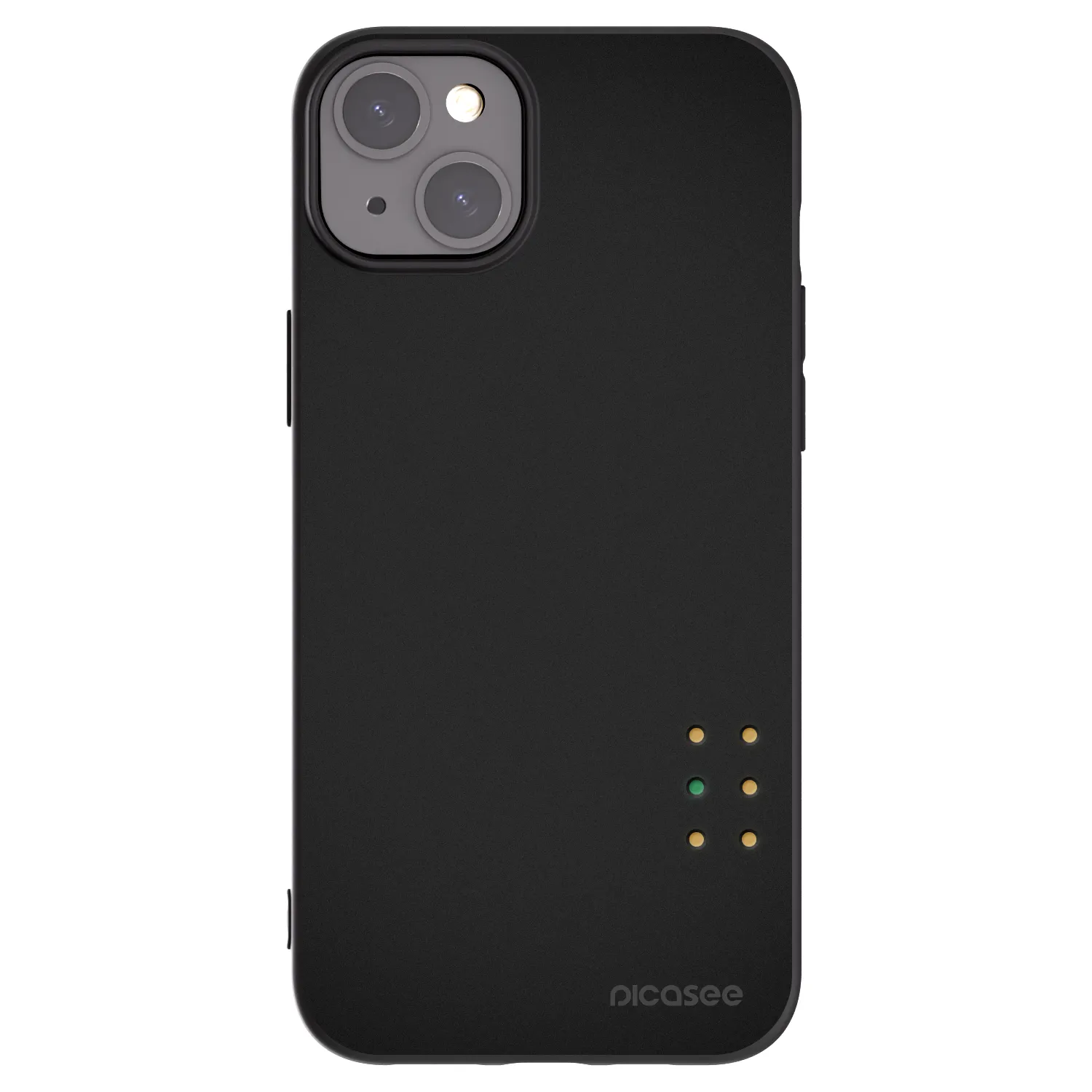 Picasee husă neagră din silicon pentru Apple iPhone 15 Plus - Pulse