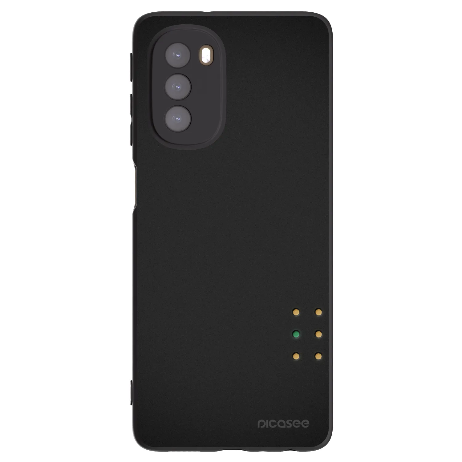 Picasee husă neagră din silicon pentru Motorola Moto G51 - Pulse
