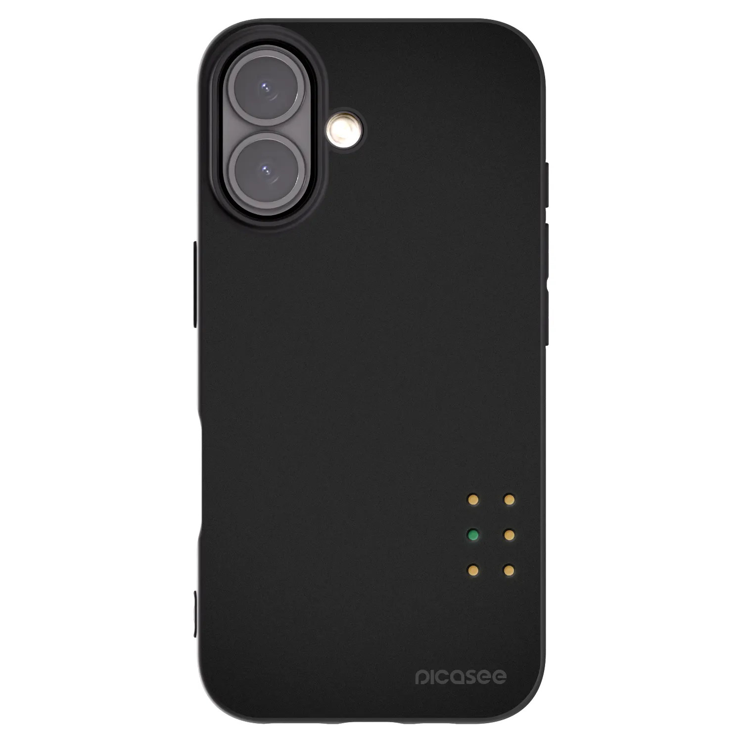 Picasee husă neagră din silicon pentru Apple iPhone 16 - Pulse