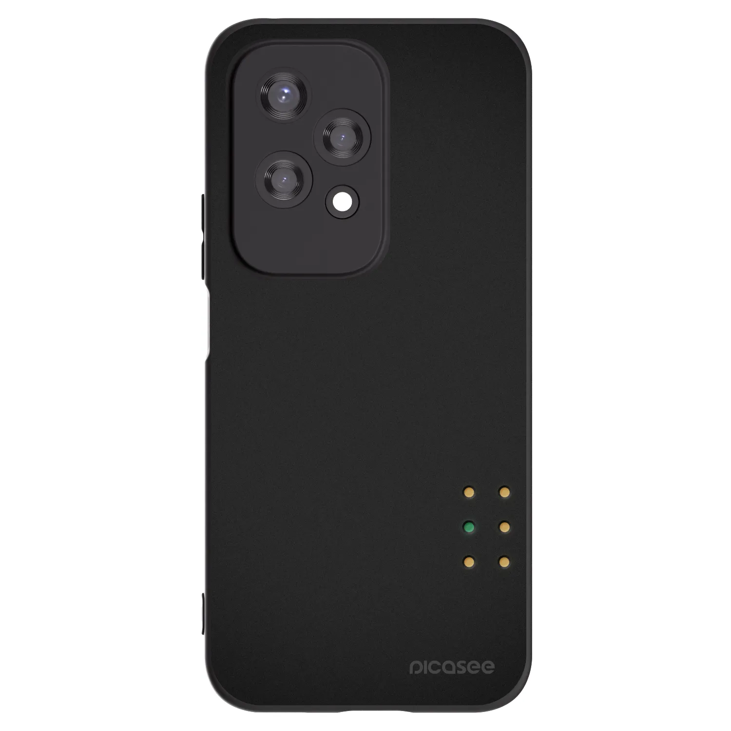 Picasee husă neagră din silicon pentru Honor 200 Lite - Pulse