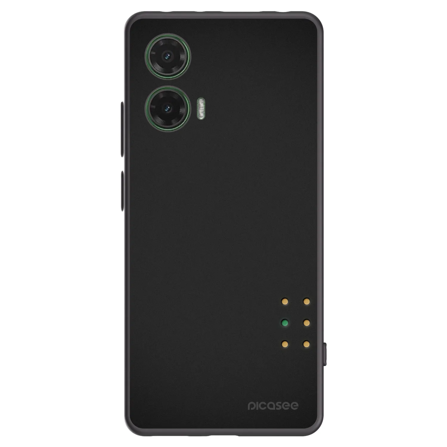 Picasee husă neagră din silicon pentru Motorola Moto G35 5G - Pulse