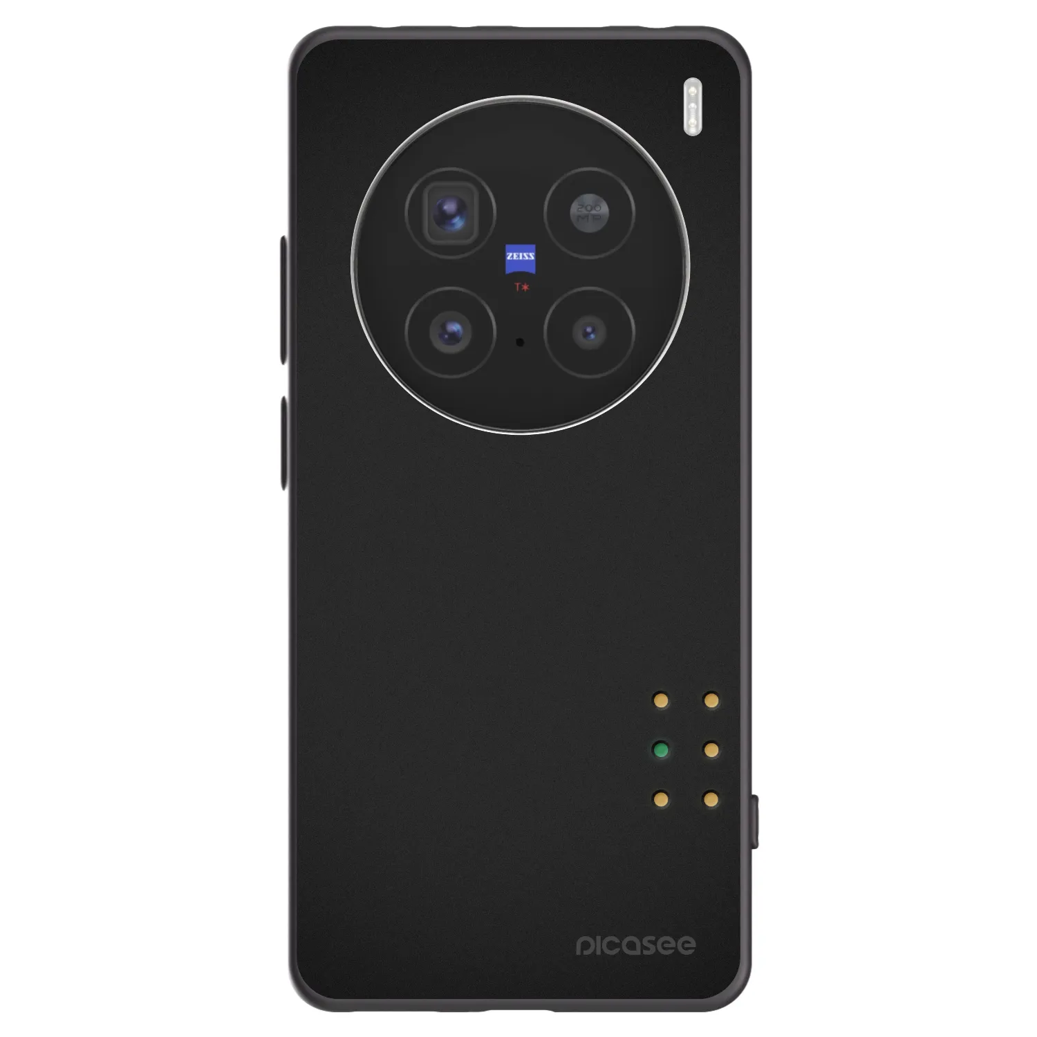 Picasee husă neagră din silicon pentru Vivo X200 Pro - Pulse
