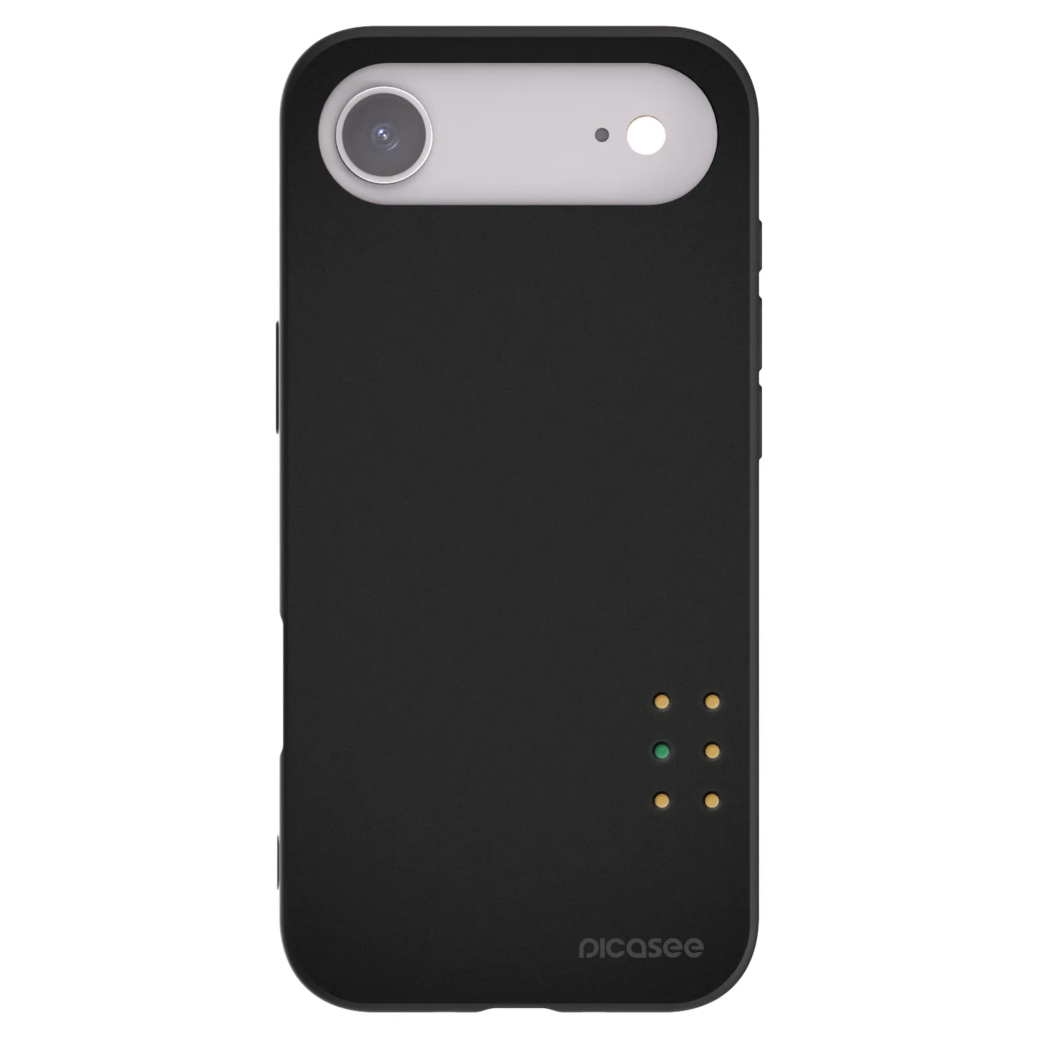 Picasee husă neagră din silicon pentru Apple iPhone Air - Pulse