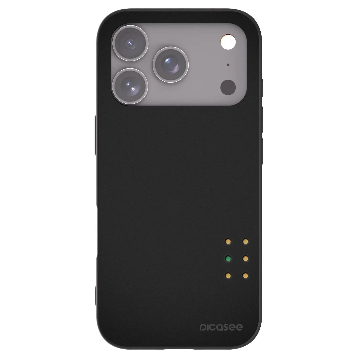 Picasee husă neagră din silicon pentru Apple iPhone 17 Pro - Pulse
