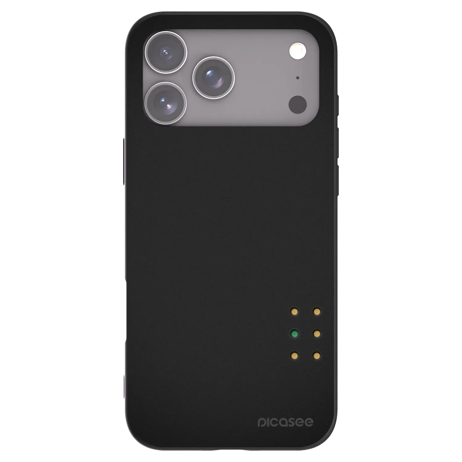 Picasee husă neagră din silicon pentru Apple iPhone 17 Pro Max - Pulse