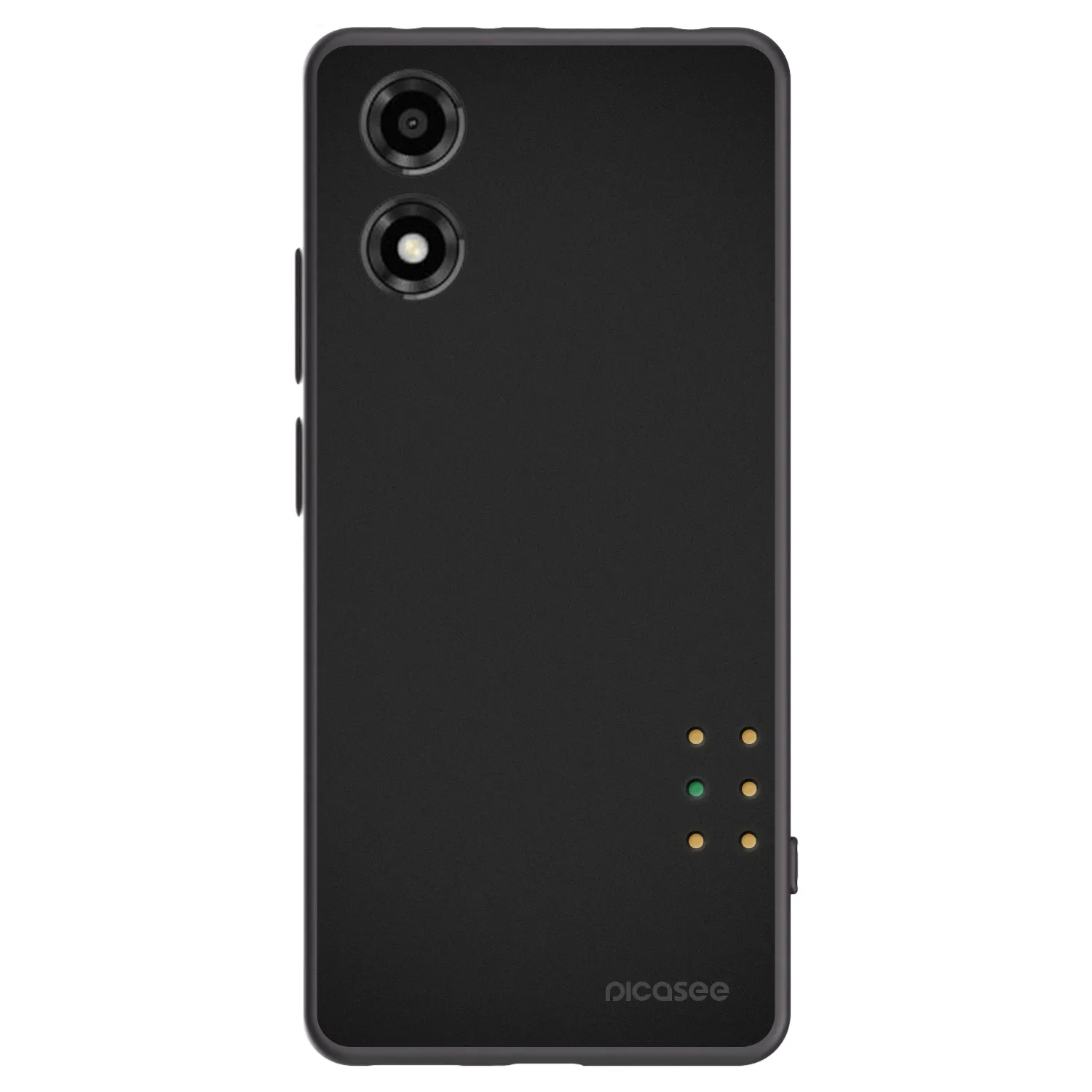 Picasee husă neagră din silicon pentru Motorola Moto E14 - Pulse