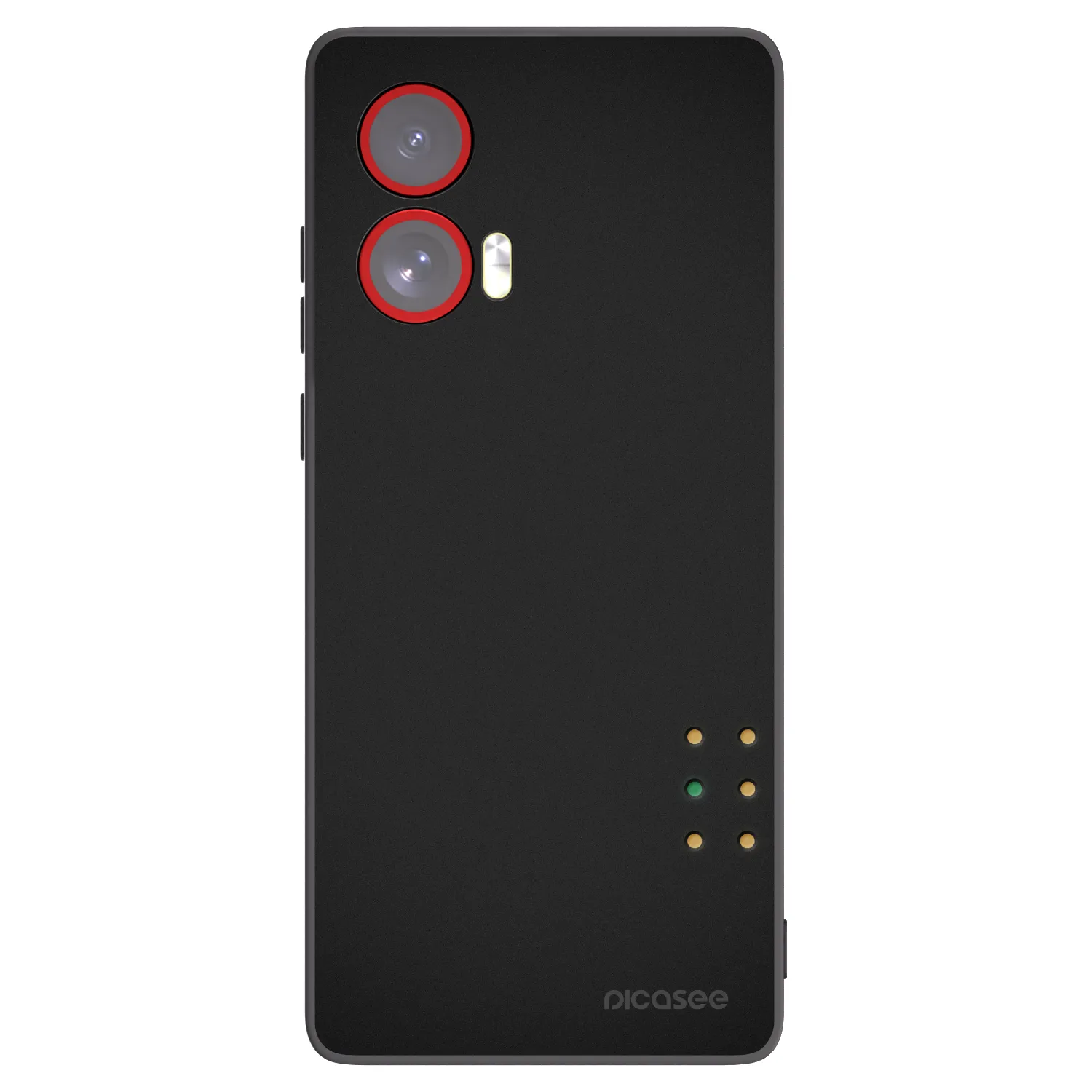 Picasee husă neagră din silicon pentru Motorola Edge 50 Fusion - Pulse