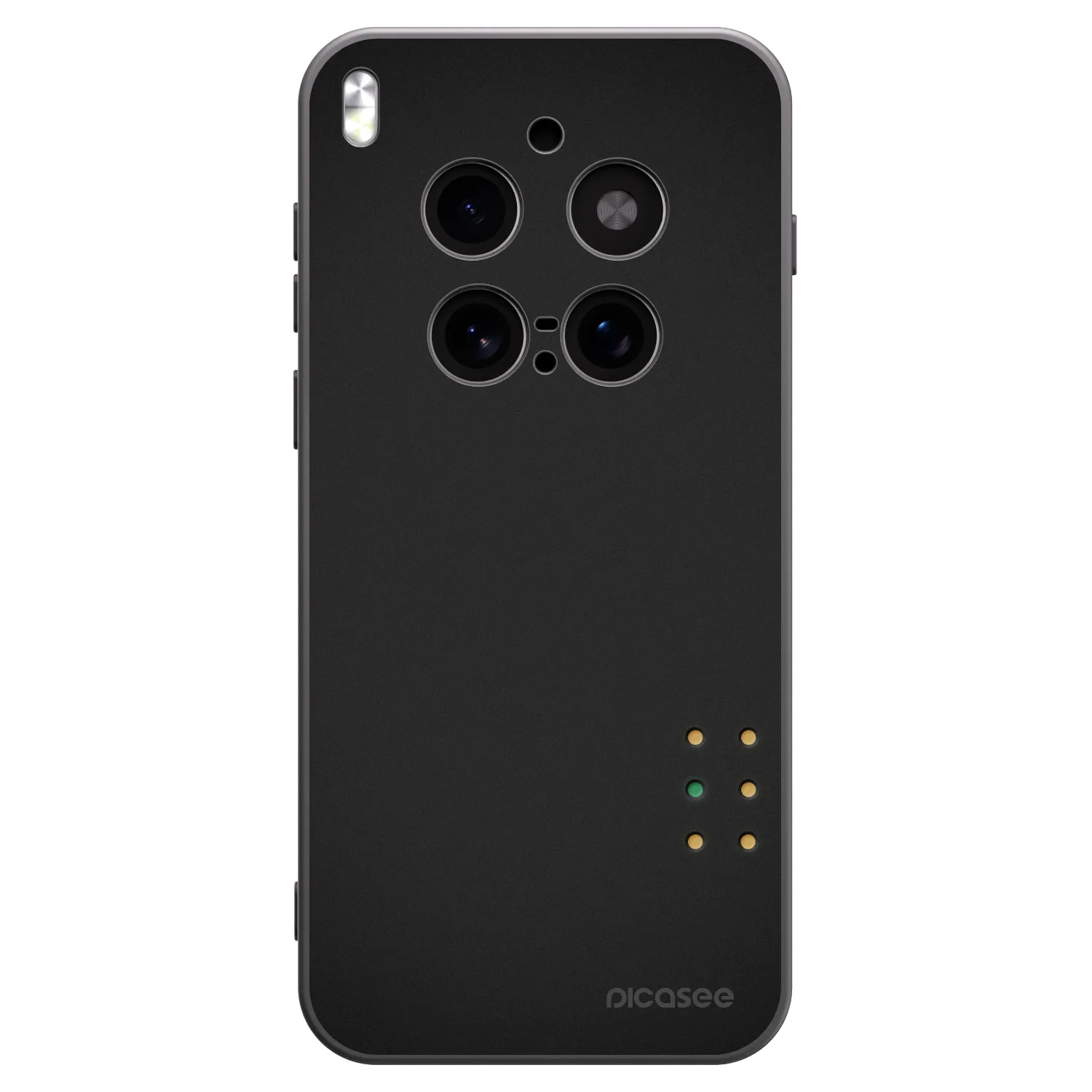 Picasee husă neagră din silicon pentru Vivo X300 Pro - Pulse