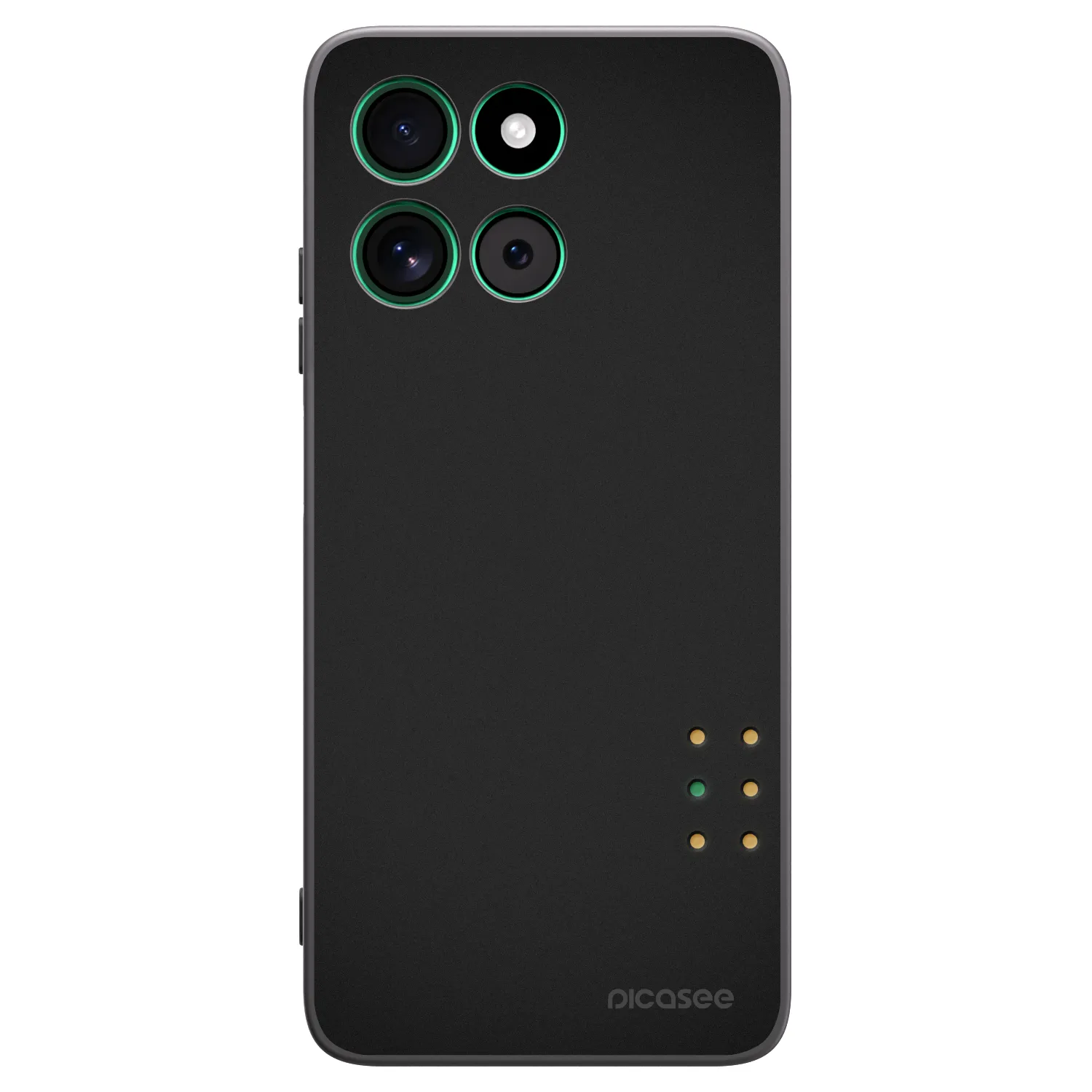 Picasee husă neagră din silicon pentru Motorola Moto G57 Power - Pulse