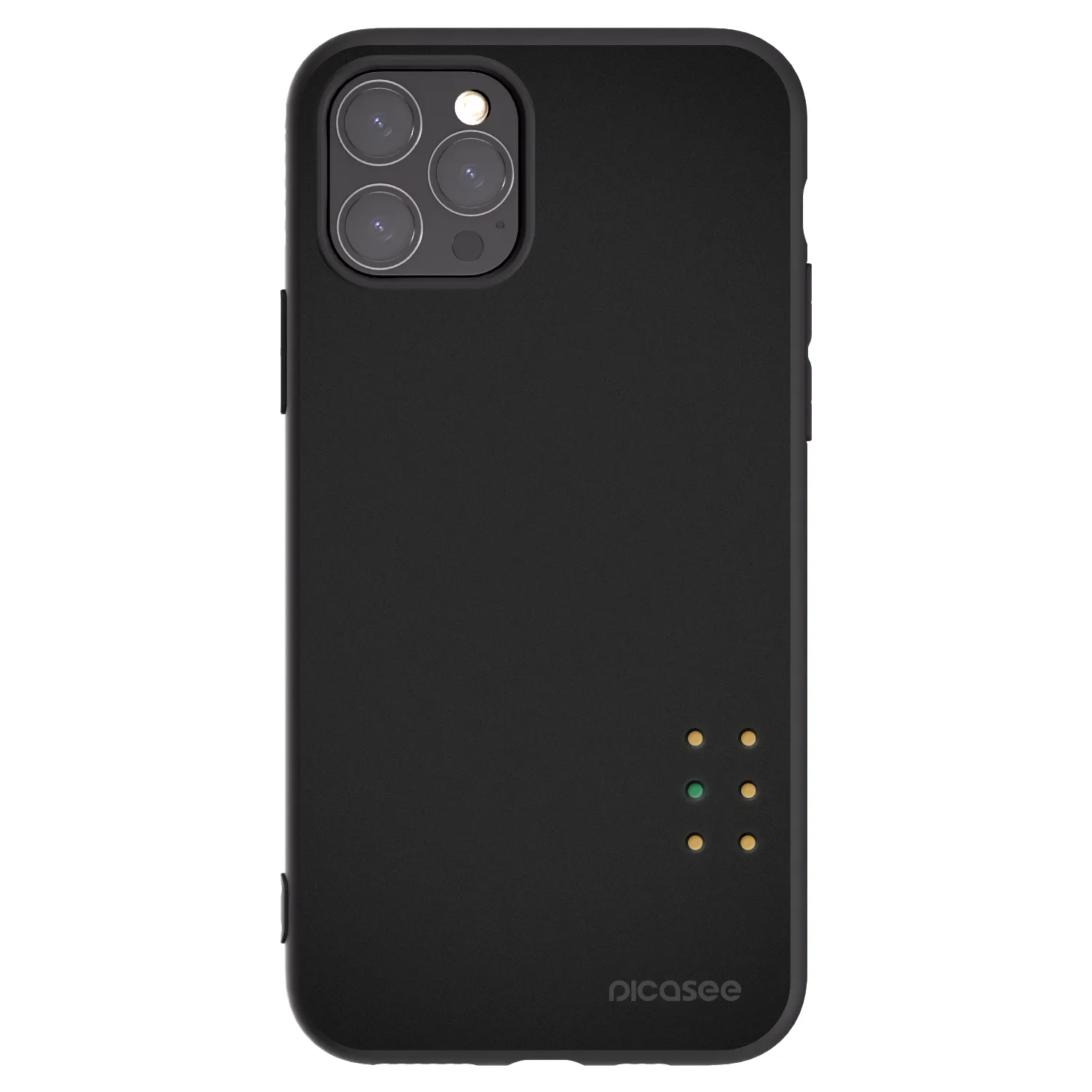 Picasee husă neagră din silicon pentru Apple iPhone 11 Pro - Pulse