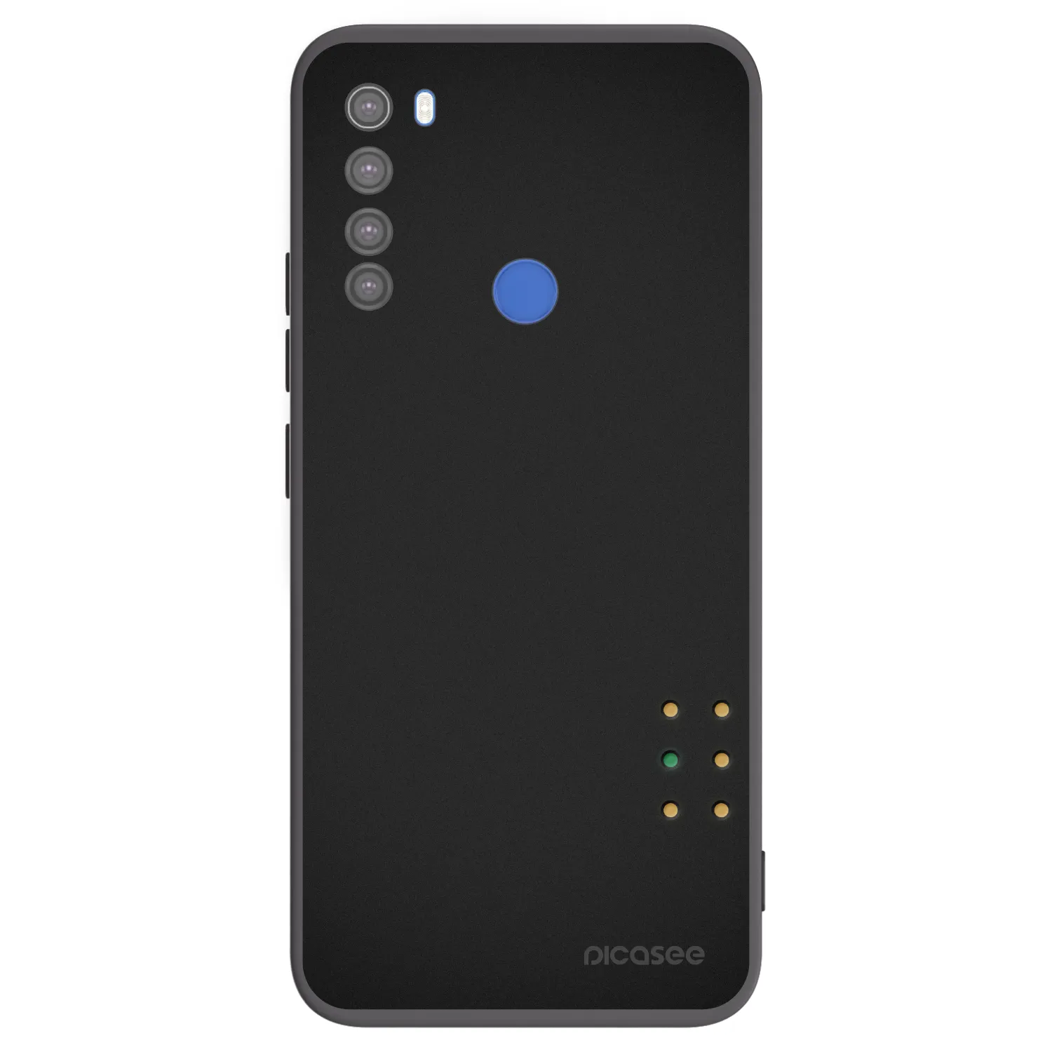 Picasee husă neagră din silicon pentru Xiaomi Redmi Note 8T - Pulse
