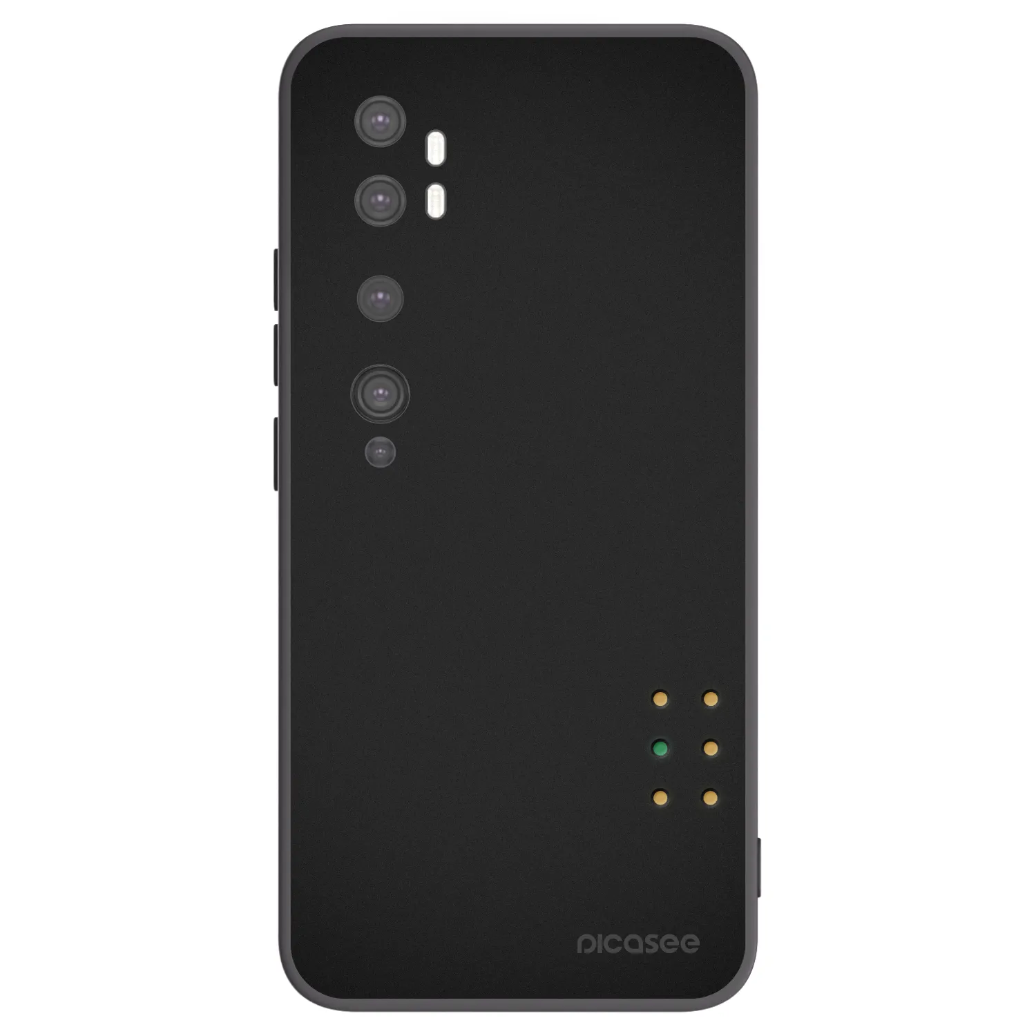 Picasee husă neagră din silicon pentru Xiaomi Mi Note 10 (Pro) - Pulse