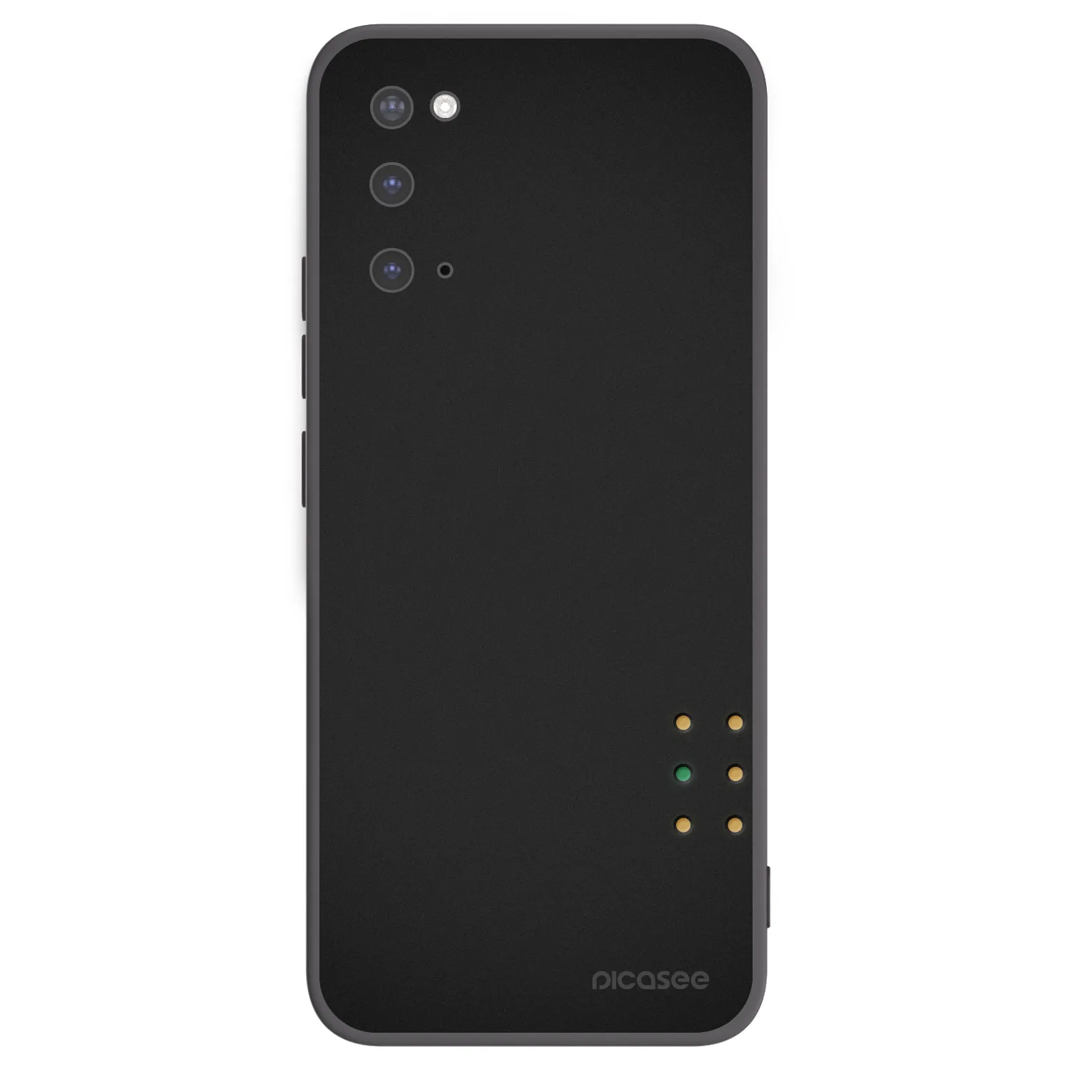 Picasee husă neagră din silicon pentru Samsung Galaxy S20 G980F - Pulse