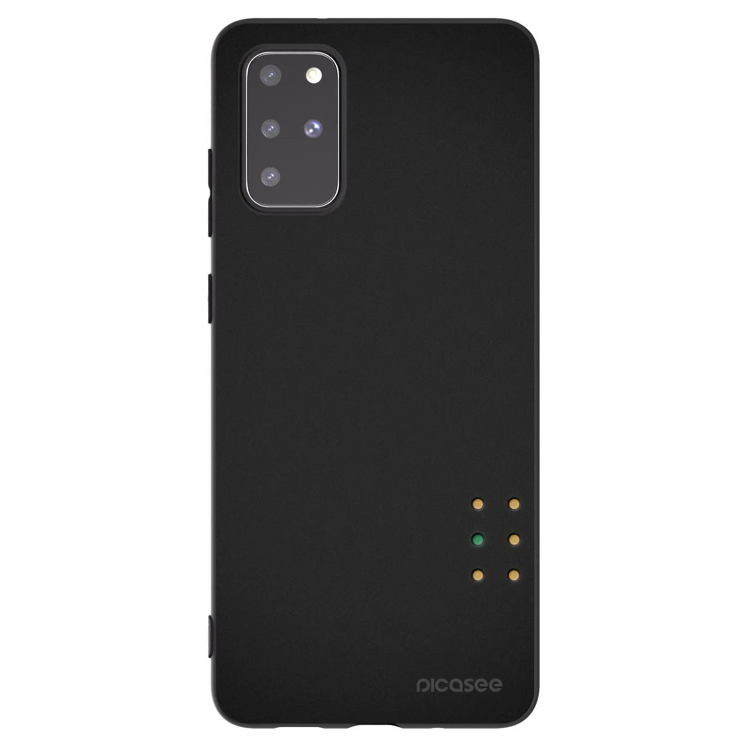 Picasee husă neagră din silicon pentru Samsung Galaxy S20+ G985F - Pulse